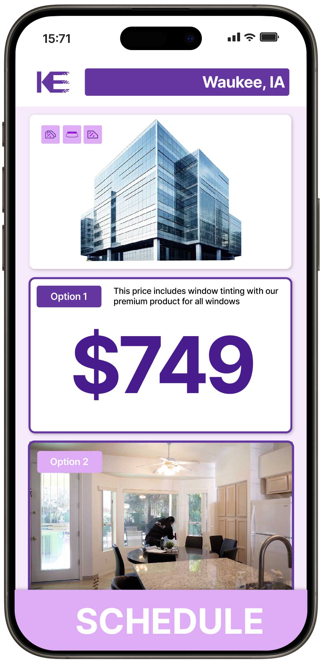 View Competitive Safety and Security Window Film Costs in Waukee, Iowa