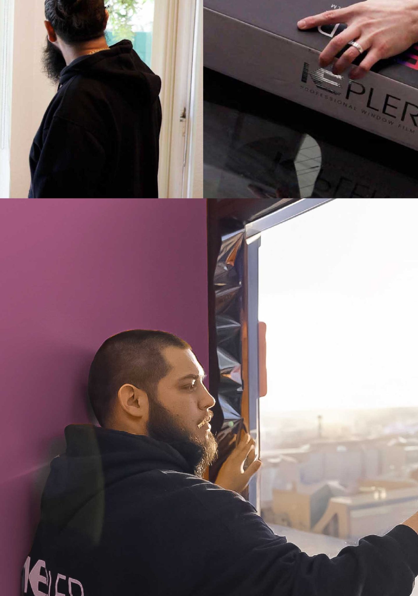 Kepler Specialist Installing Security Window Film in Des Moines Iowa