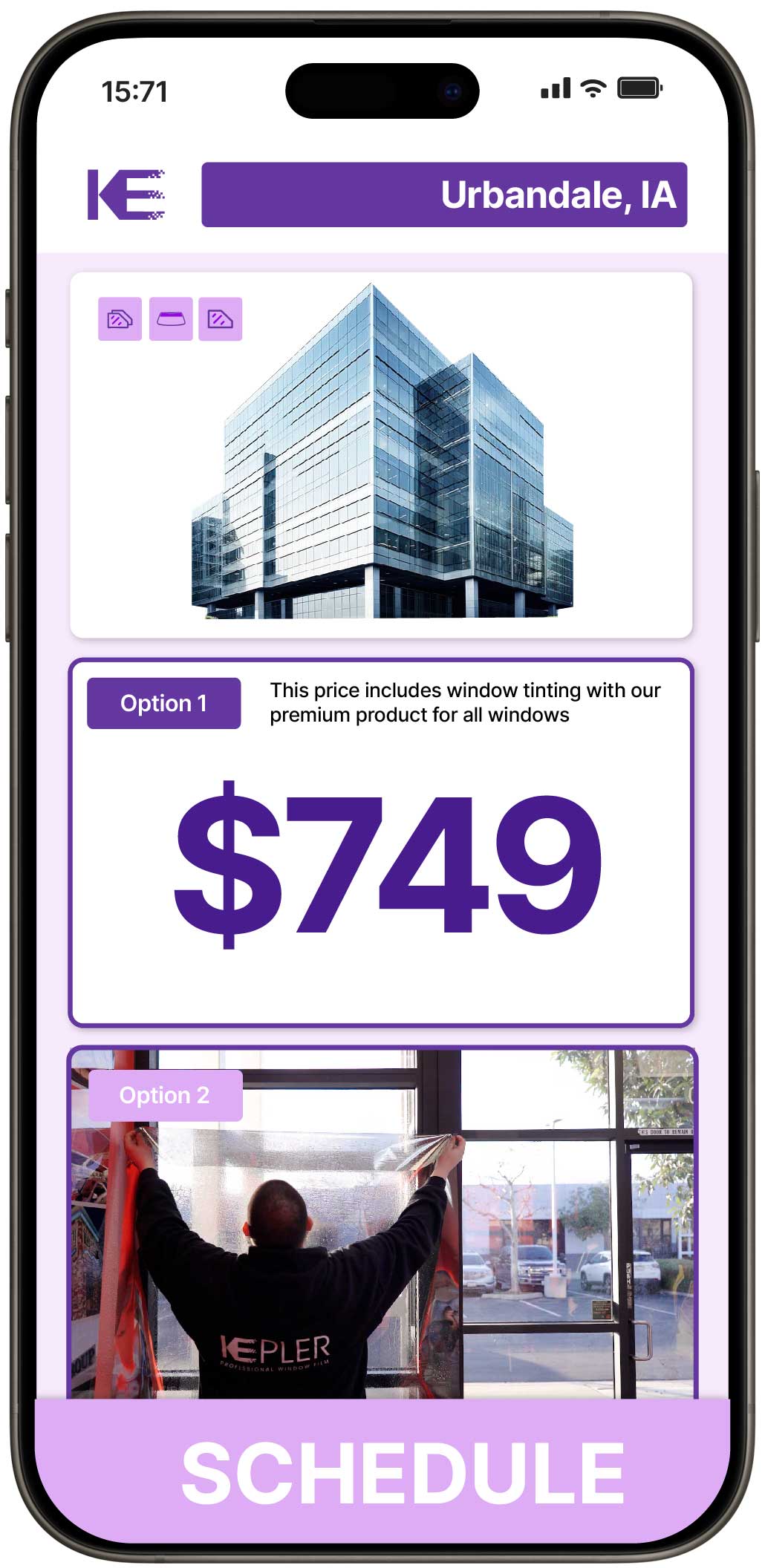 View Reasonable Safety and Security Window Film Rates in Urbandale, Iowa