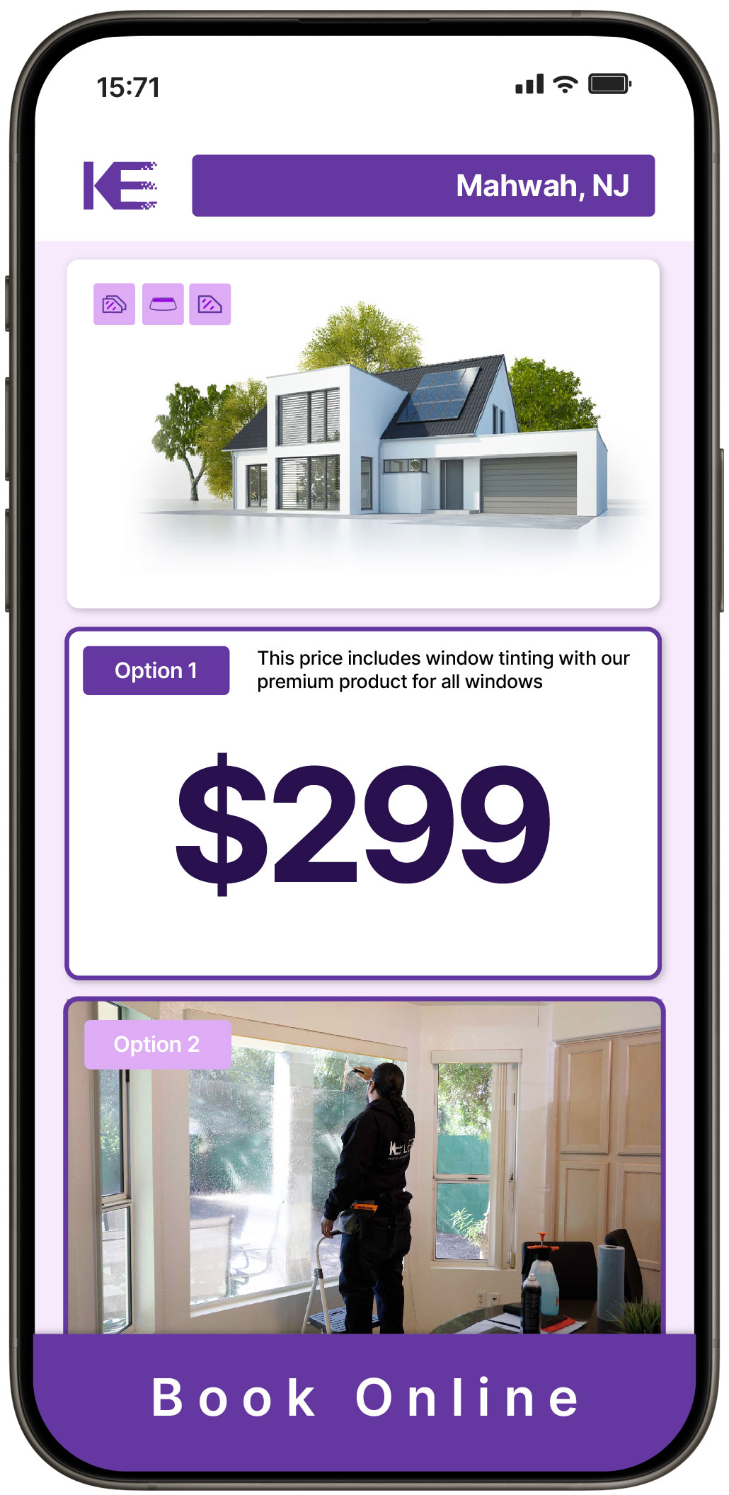 View Competitive Home Window Tinting Prices in Mahwah, New Jersey