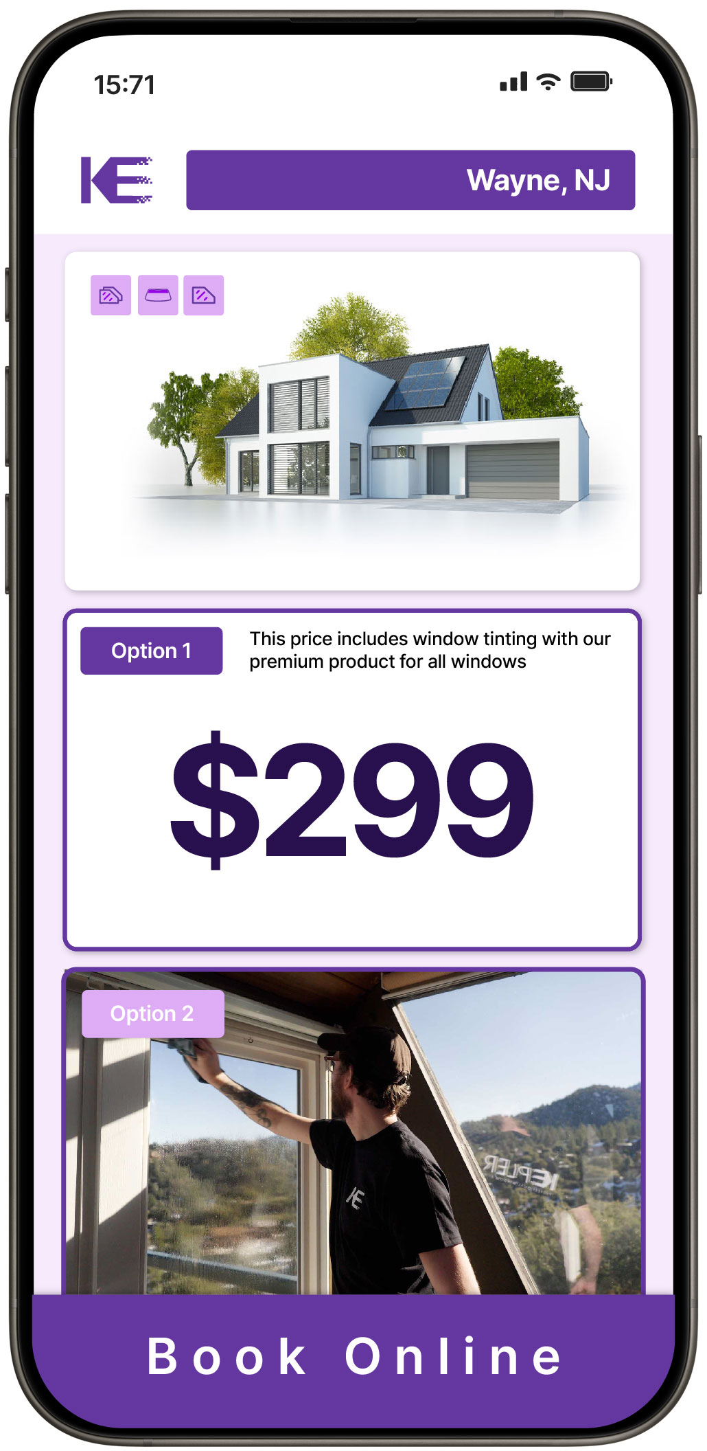 View Competitive Home Window Tinting Costs in Wayne, New Jersey