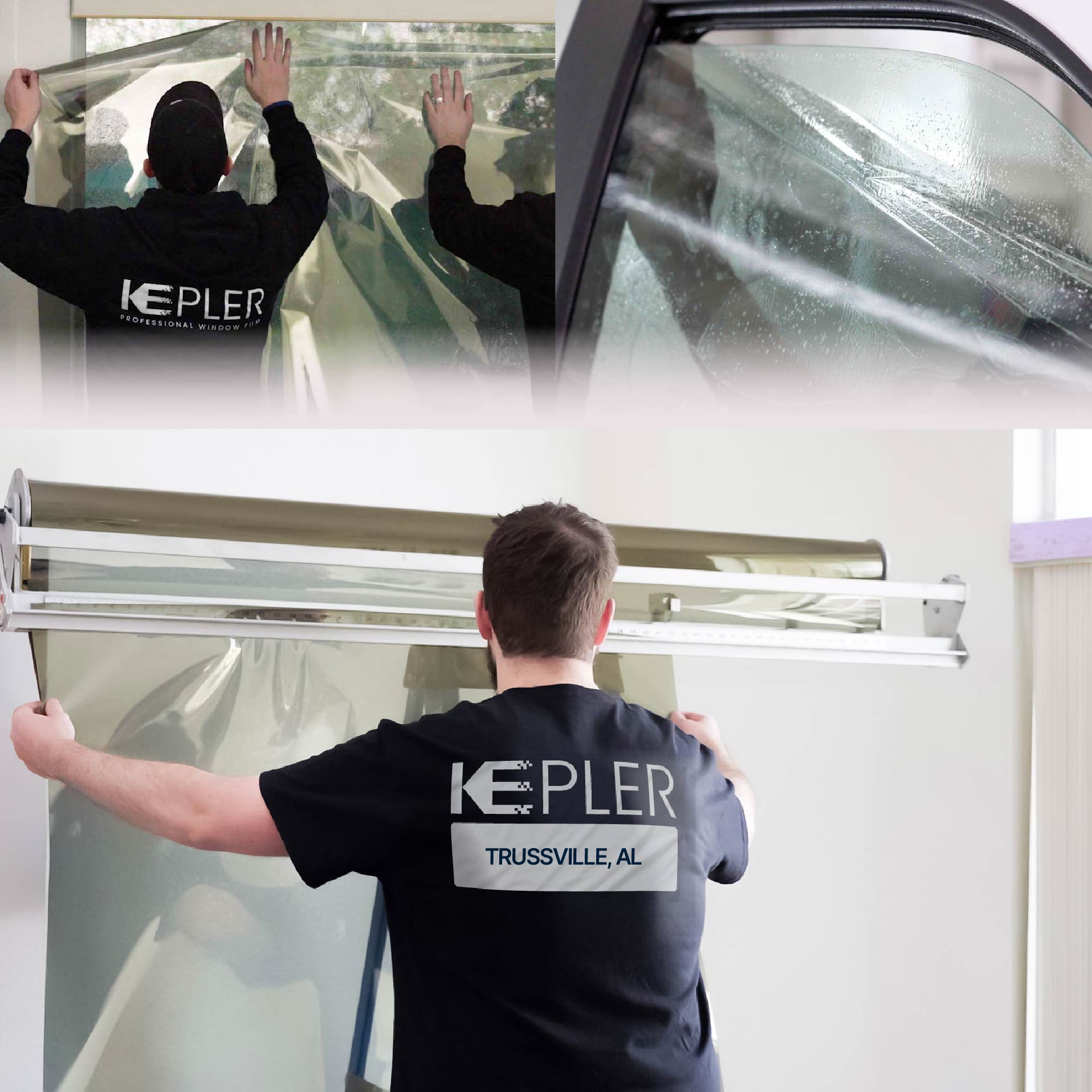 Kepler Specialist Installing Anti-Graffiti Film in Trussville, Alabama