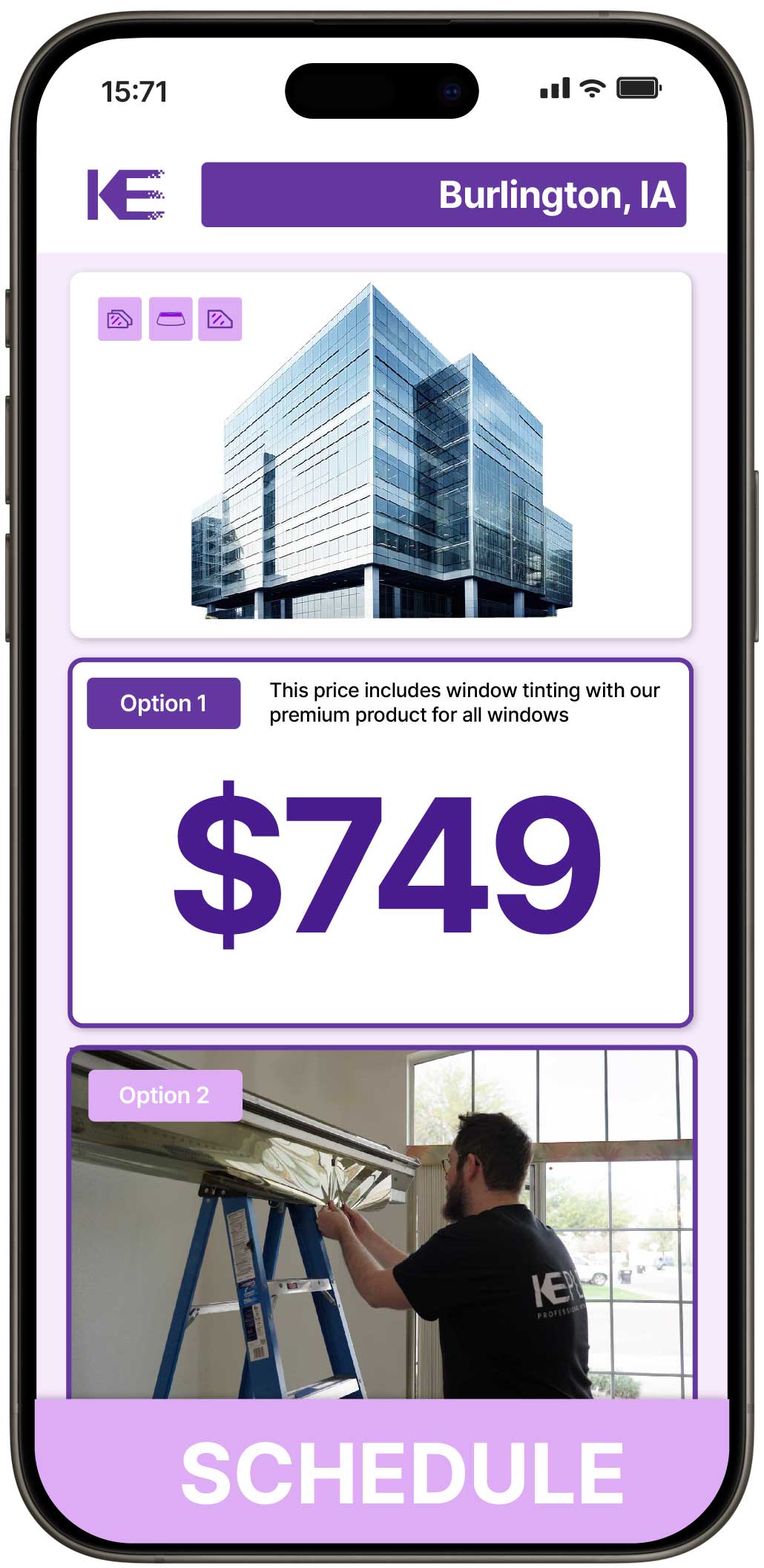 View Affordable Safety and Security Window Film Costs in Burlington, Iowa