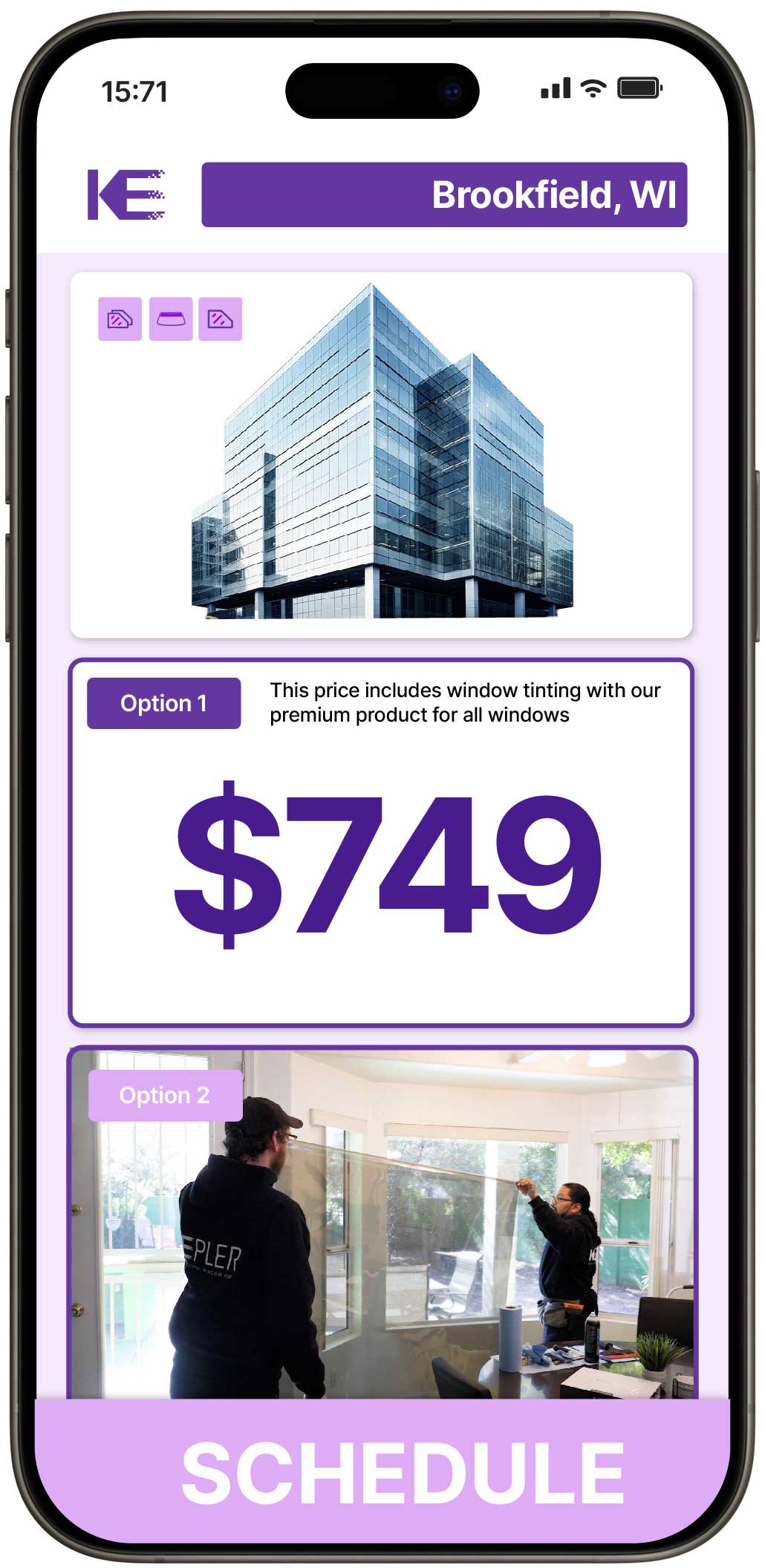 View Reasonable Safety and Security Window Film Prices in Brookfield, Wisconsin