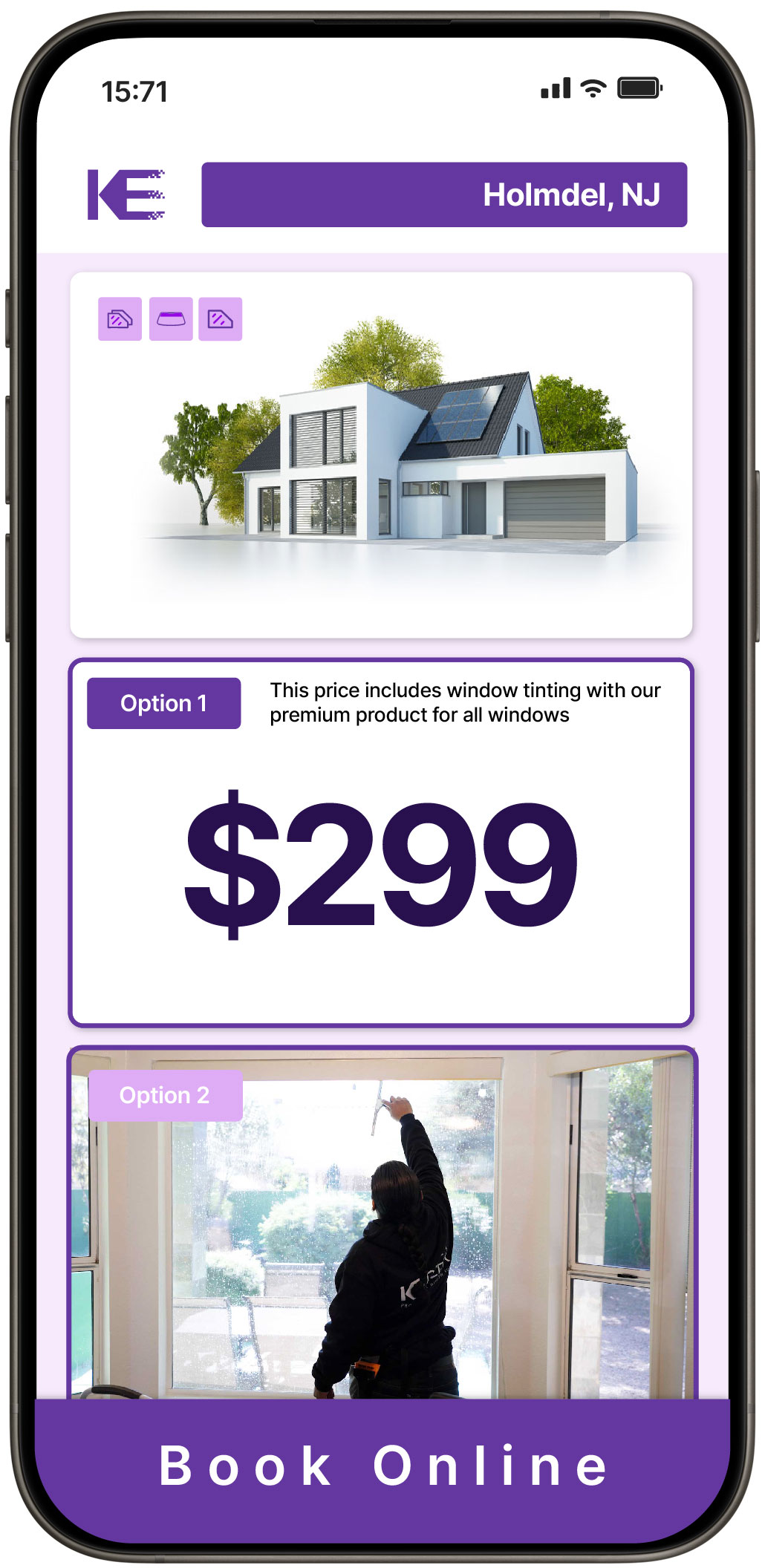 View Reasonable Home Window Tinting Rates in Holmdel, New Jersey