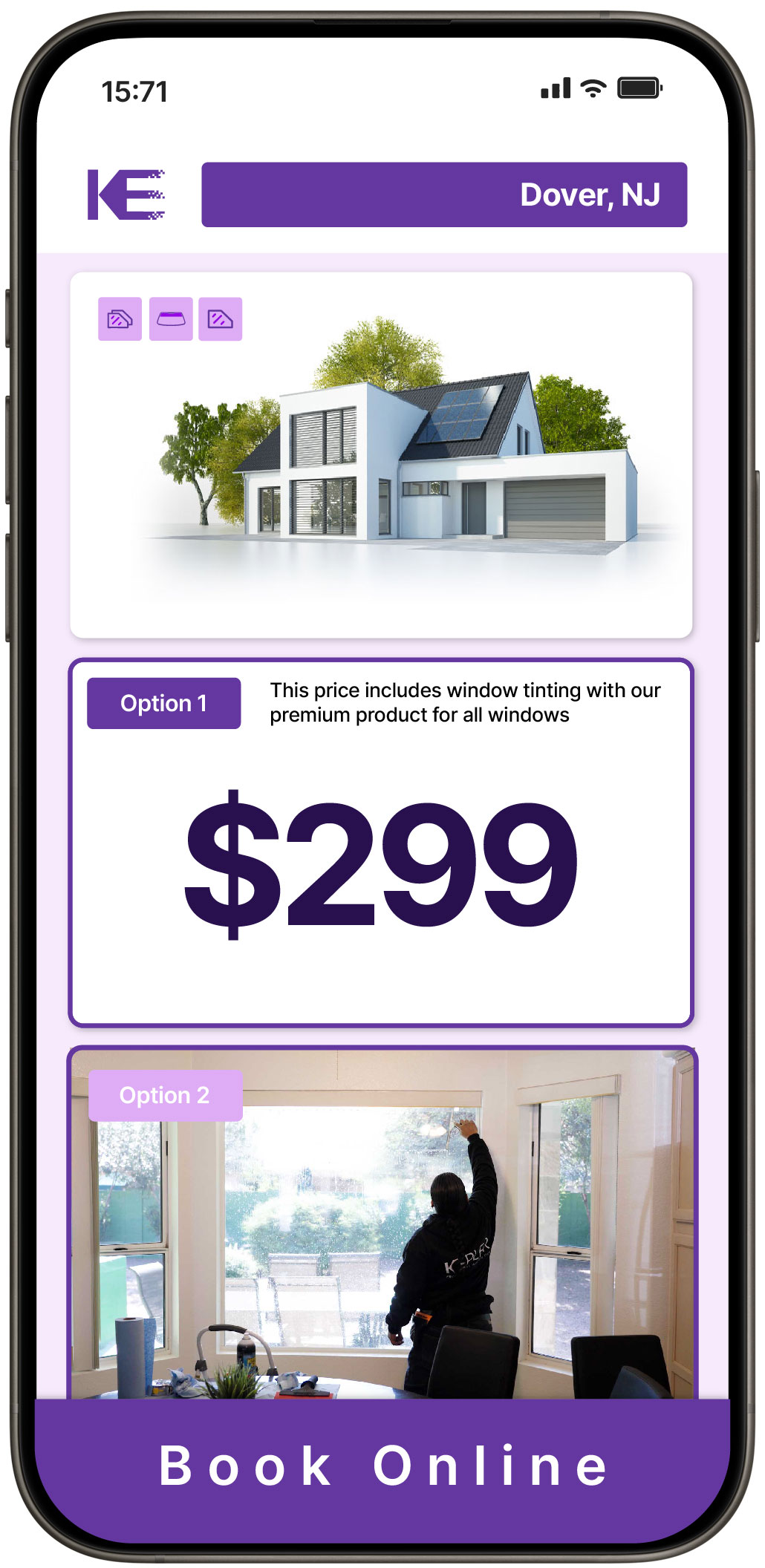 View Competitive Home Window Tinting Rates in Dover, New Jersey