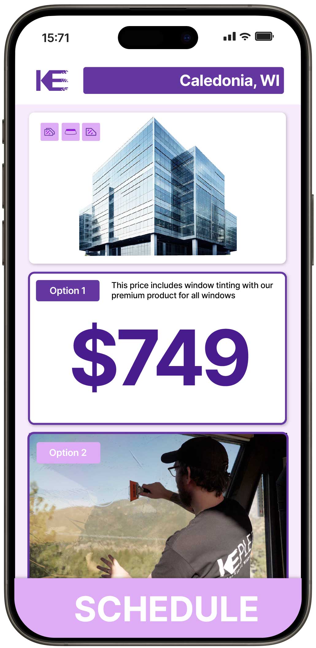 View Reasonable Safety and Security Window Film Rates in Caledonia, Wisconsin