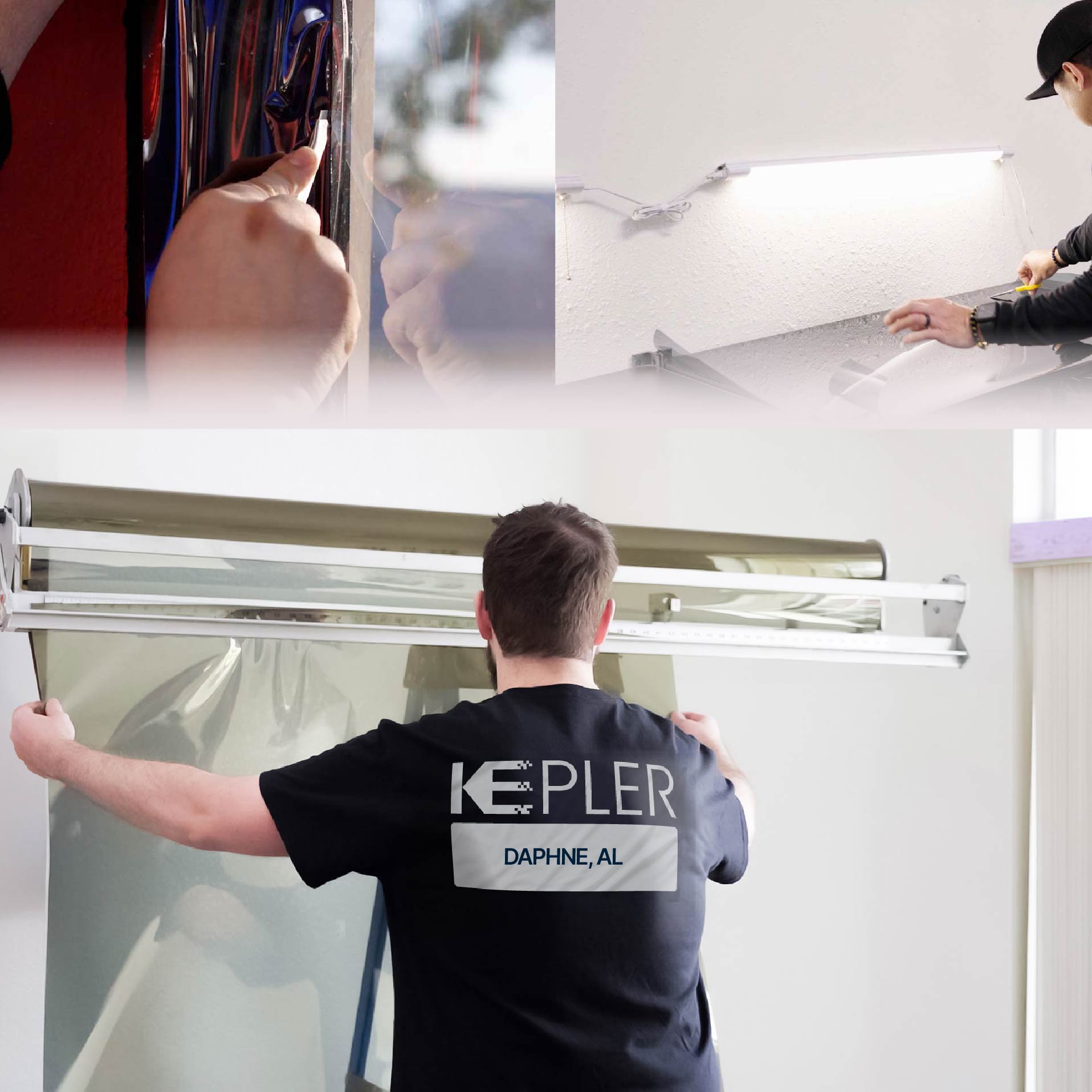 Kepler Specialist Installing Anti-Graffiti Film in Daphne, Alabama