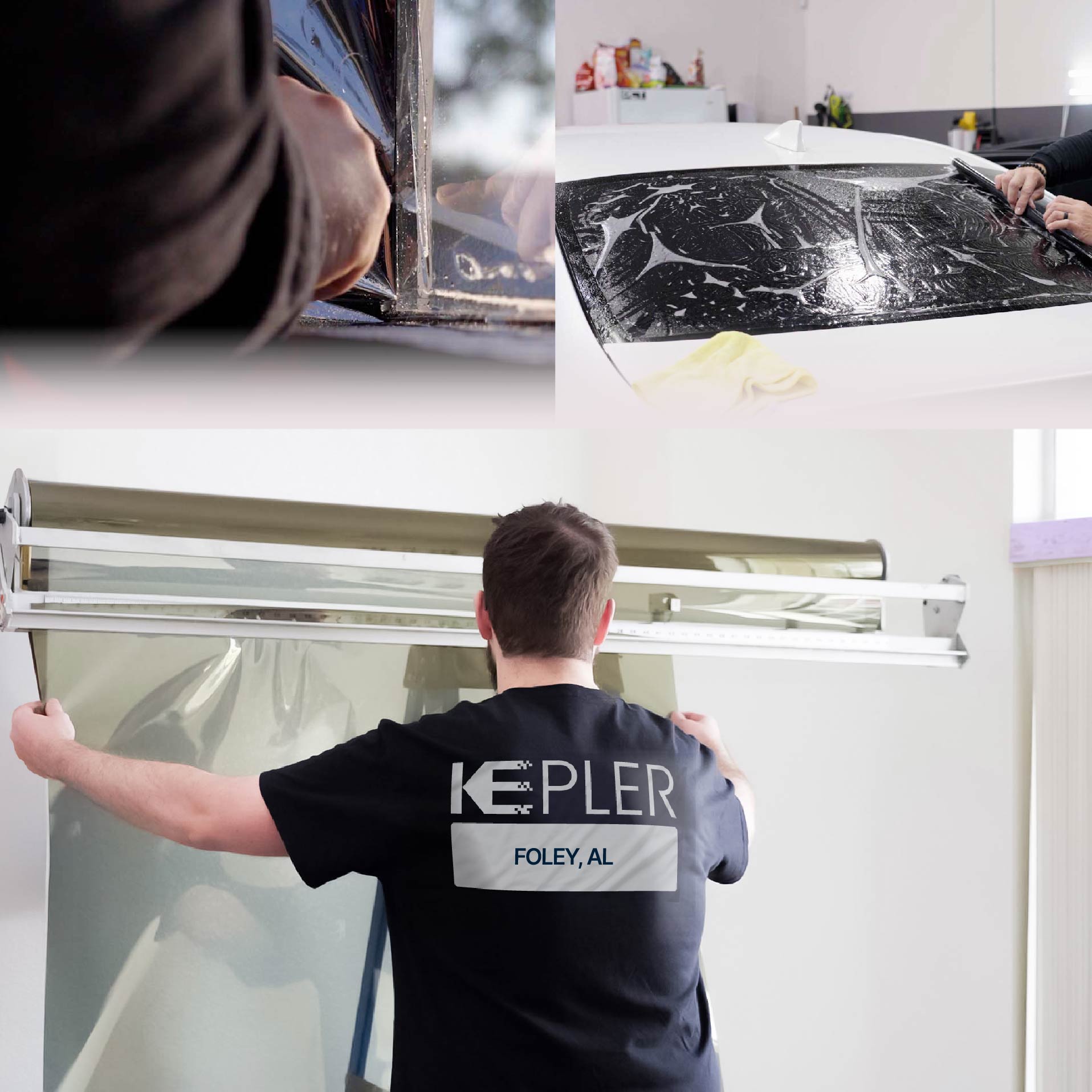 Kepler Specialist Installing Anti-Graffiti Film in Foley, Alabama