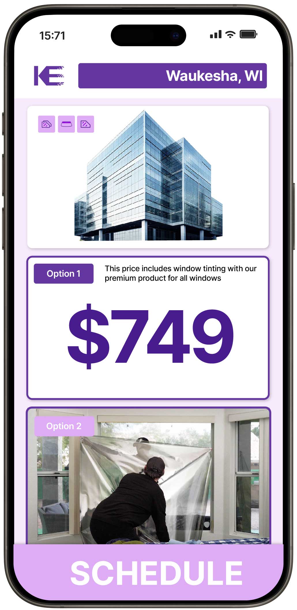 View Affordable Safety and Security Window Film Rates in Waukesha, Wisconsin