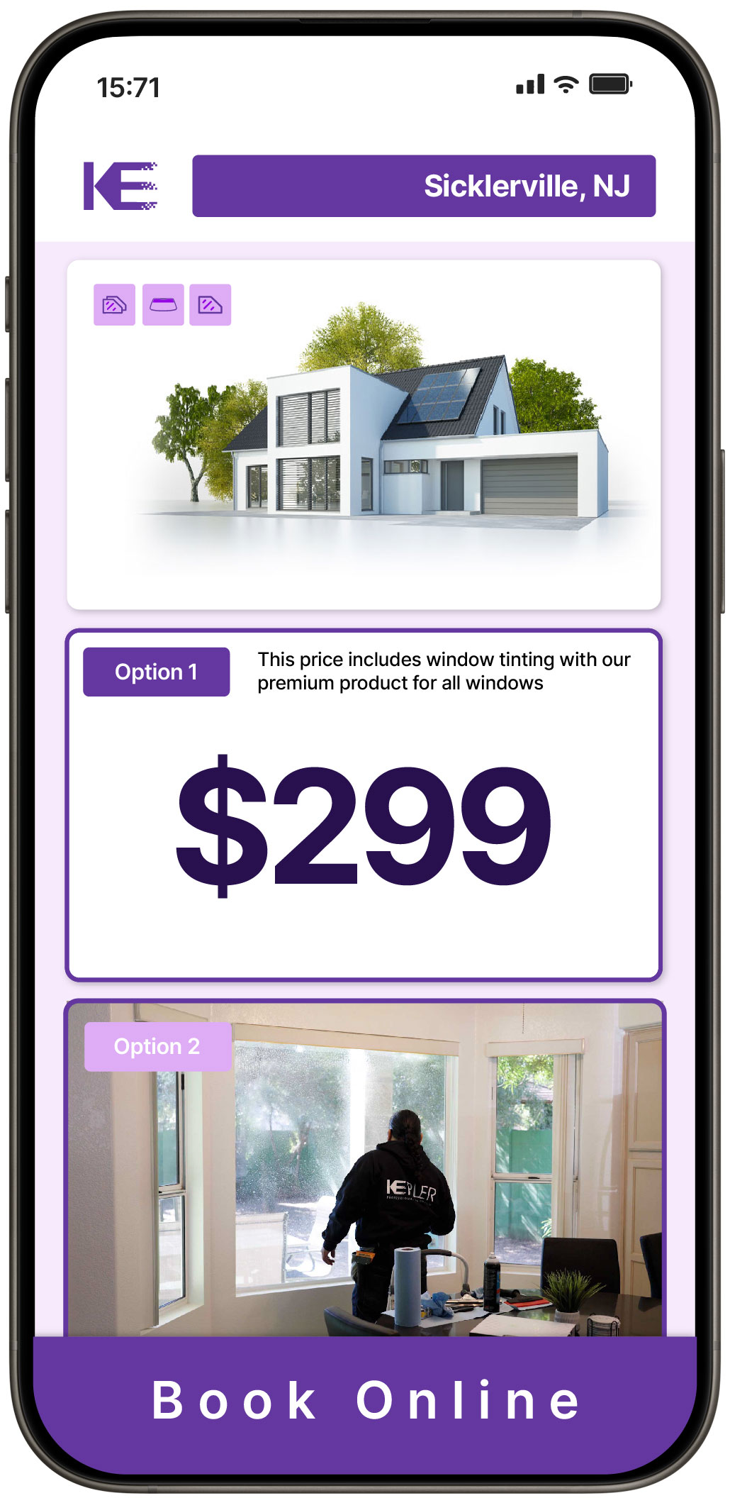 View Competitive Home Window Tinting Prices in Sicklerville, New Jersey