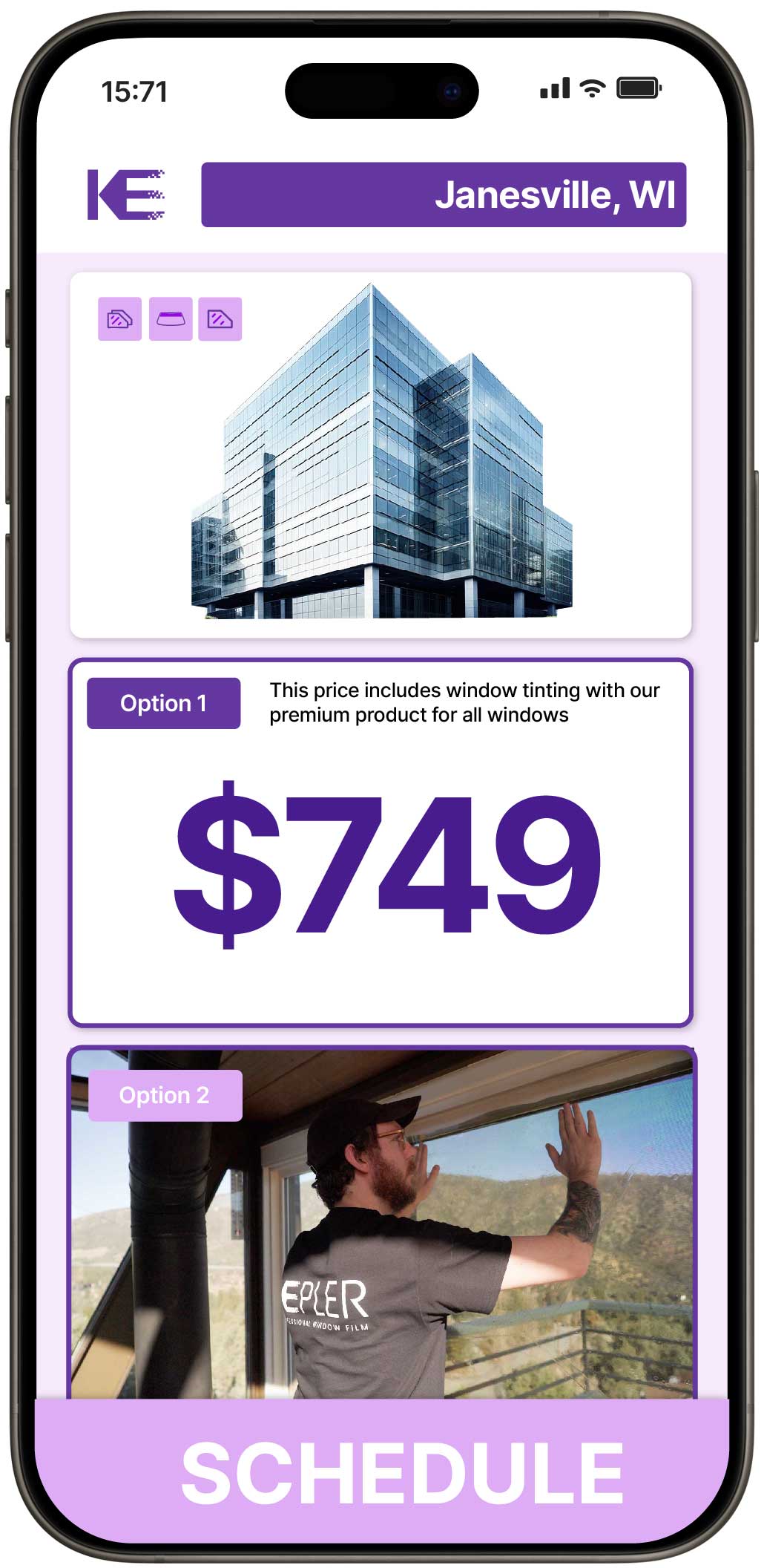 View Affordable Safety and Security Window Film Costs in Janesville, Wisconsin