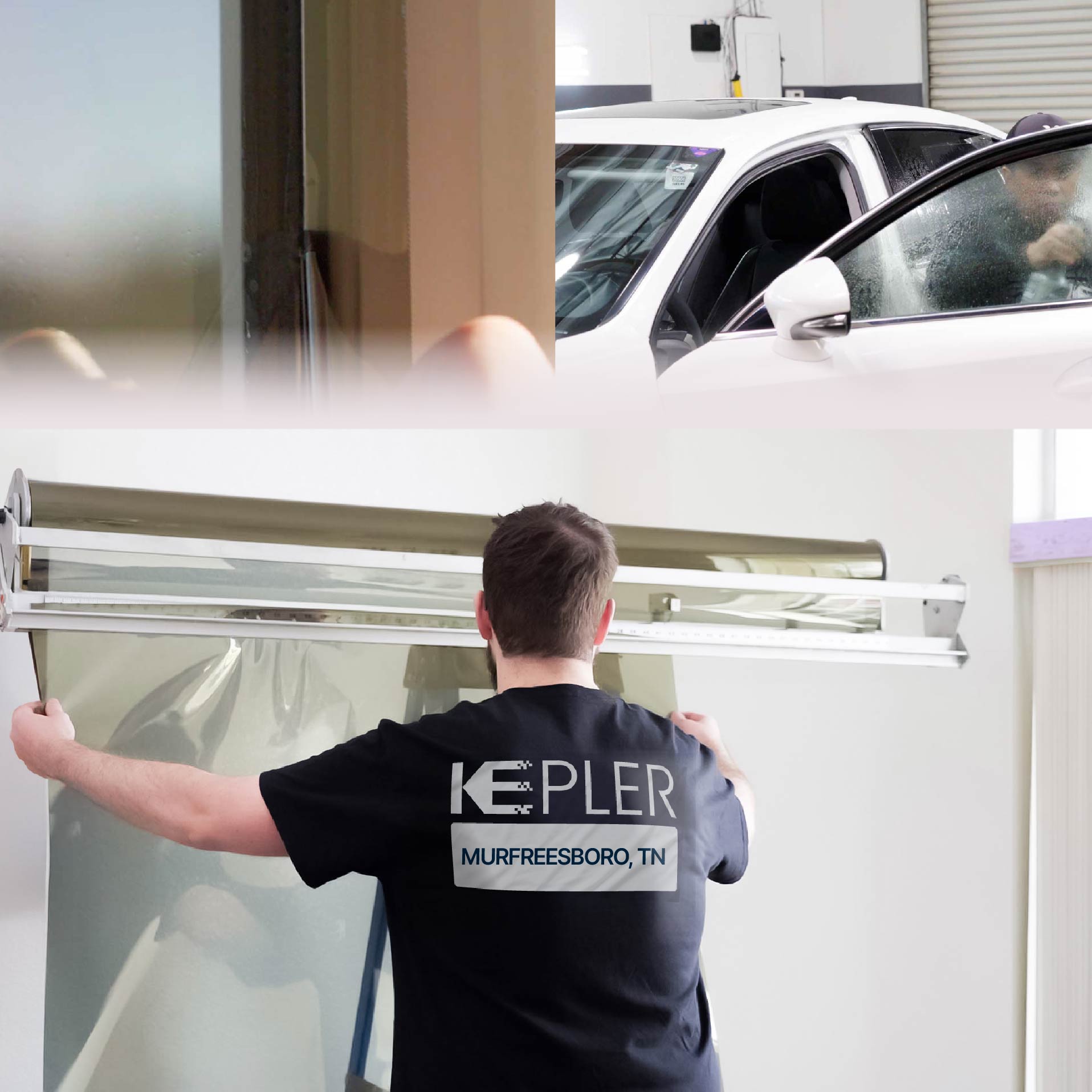 Kepler Specialist Installing Anti-Graffiti Film in Murfreesboro, Tennessee