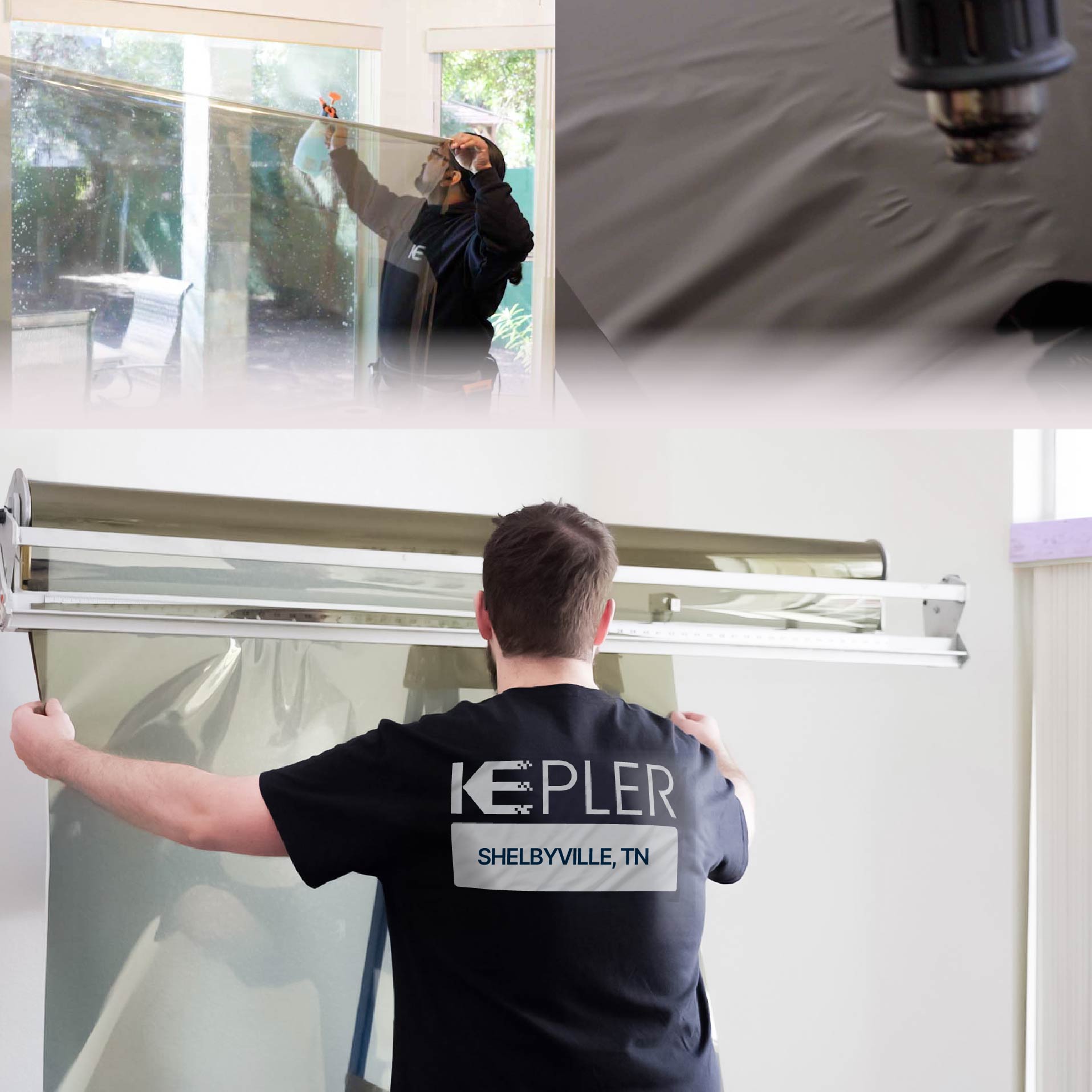 Kepler Specialist Installing Anti-Graffiti Film in Shelbyville, Tennessee