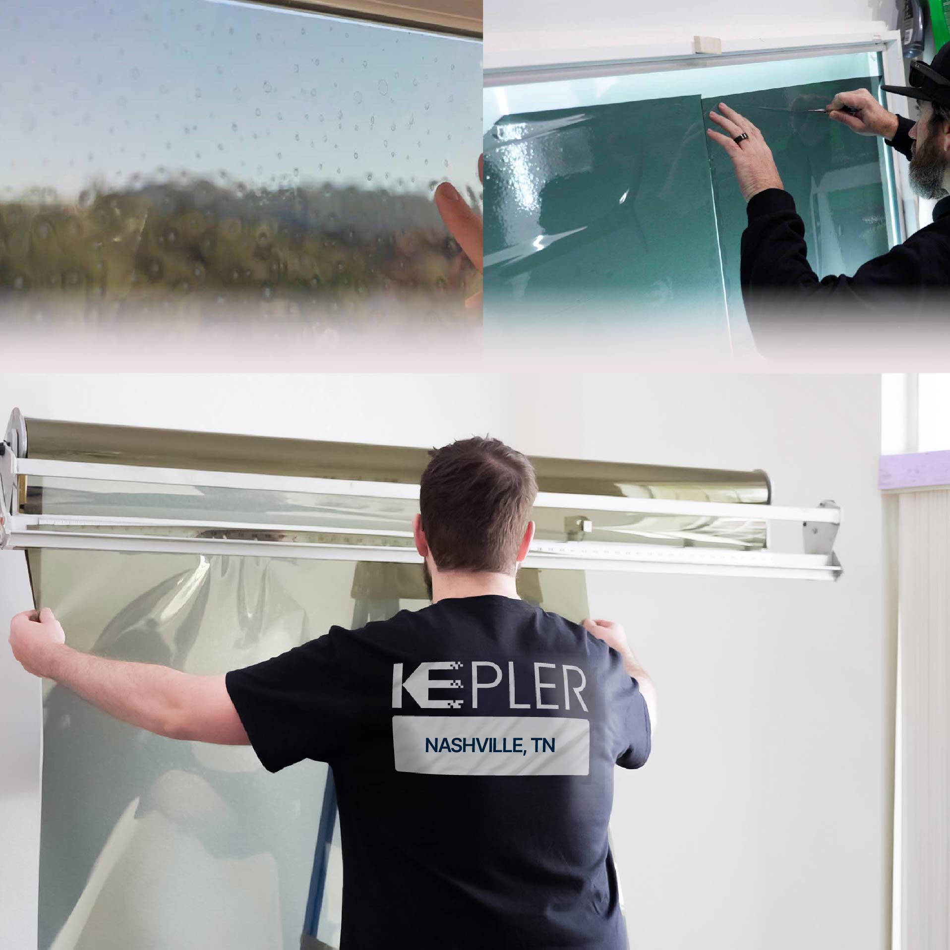 Kepler Specialist Installing Anti-Graffiti Film in Nashville, Tennessee