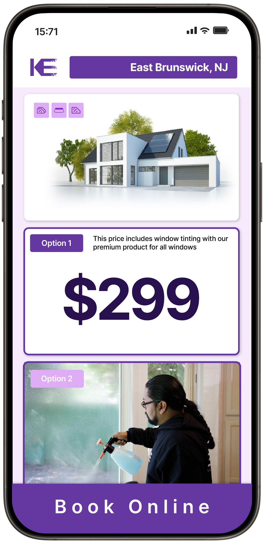 View Competitive Home Window Tinting Rates in East Brunswick, New Jersey