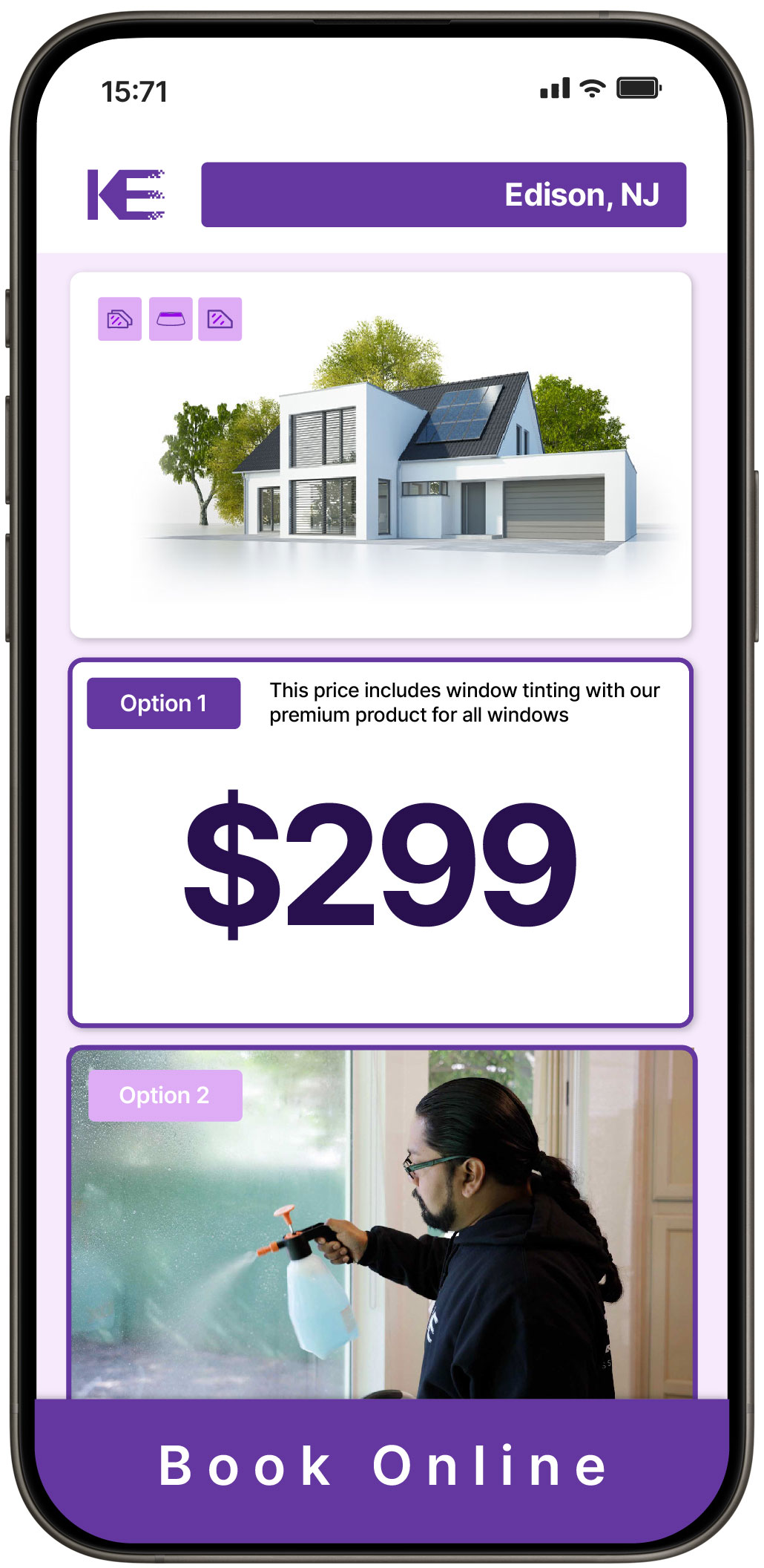 View Competitive Home Window Tinting Rates in Edison, New Jersey