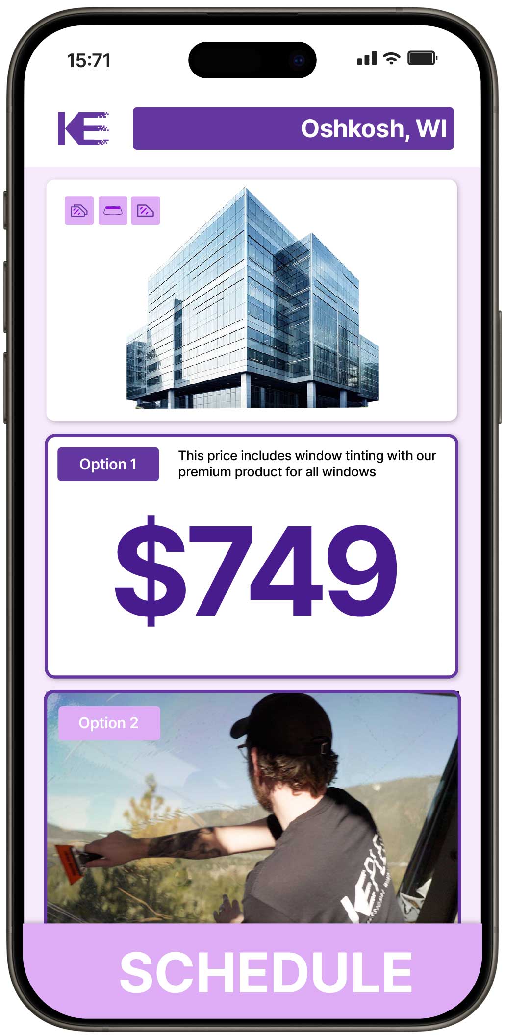 View Reasonable Safety and Security Window Film Rates in Oshkosh, Wisconsin