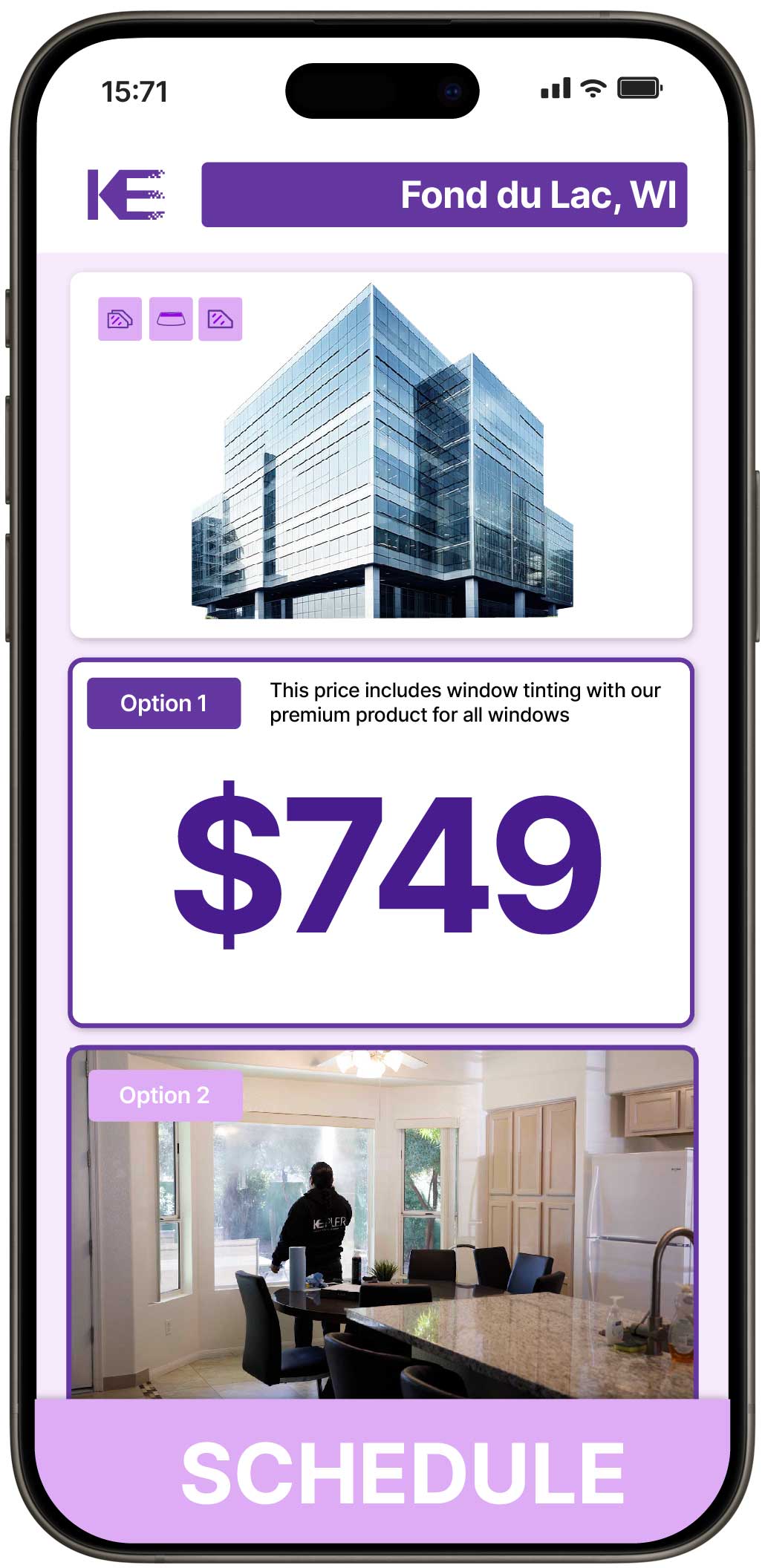 View Competitive Safety and Security Window Film Rates in Fond du Lac, Wisconsin