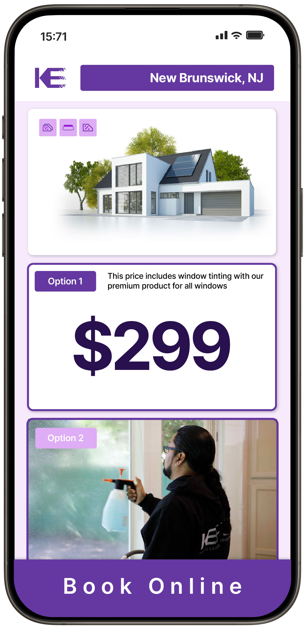 View Competitive Home Window Tinting Costs in New Brunswick, New Jersey