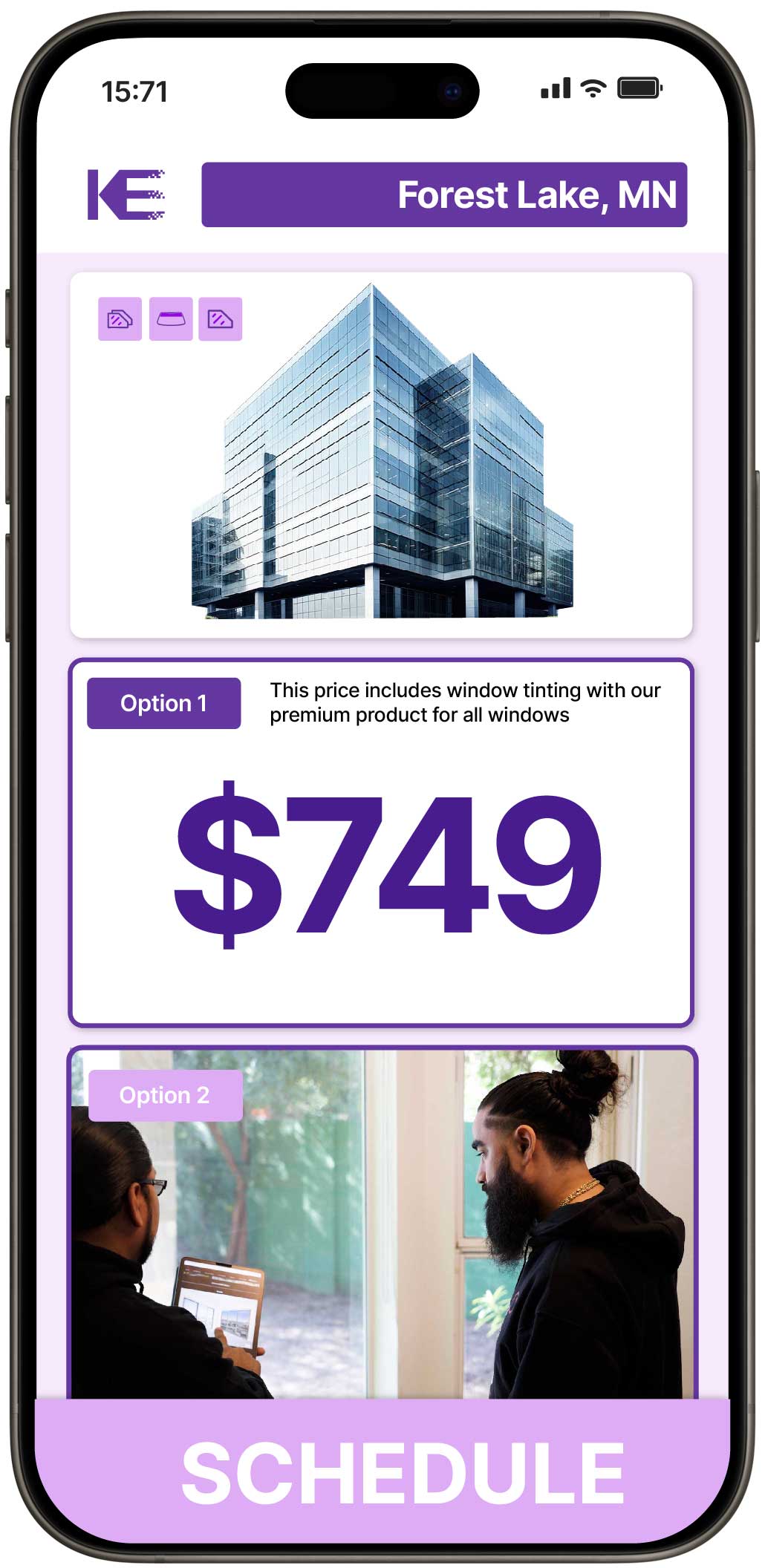 View Competitive Safety and Security Window Film Prices in Forest Lake, Minnesota