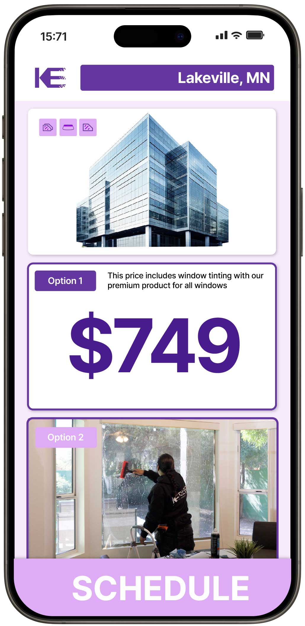 View Competitive Safety and Security Window Film Costs in Lakeville, Minnesota