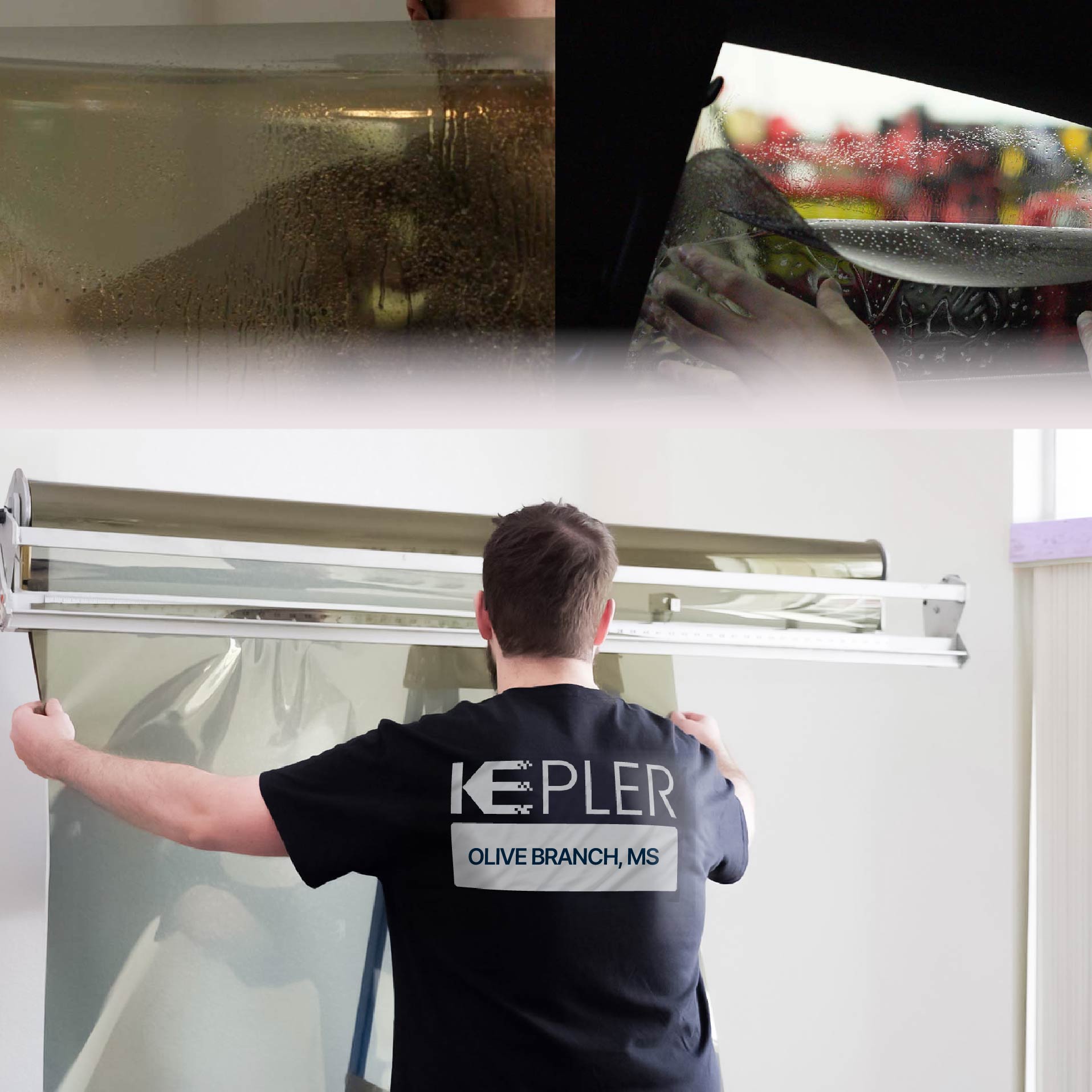 Kepler Specialist Installing Anti-Graffiti Film in Olive Branch, Mississippi