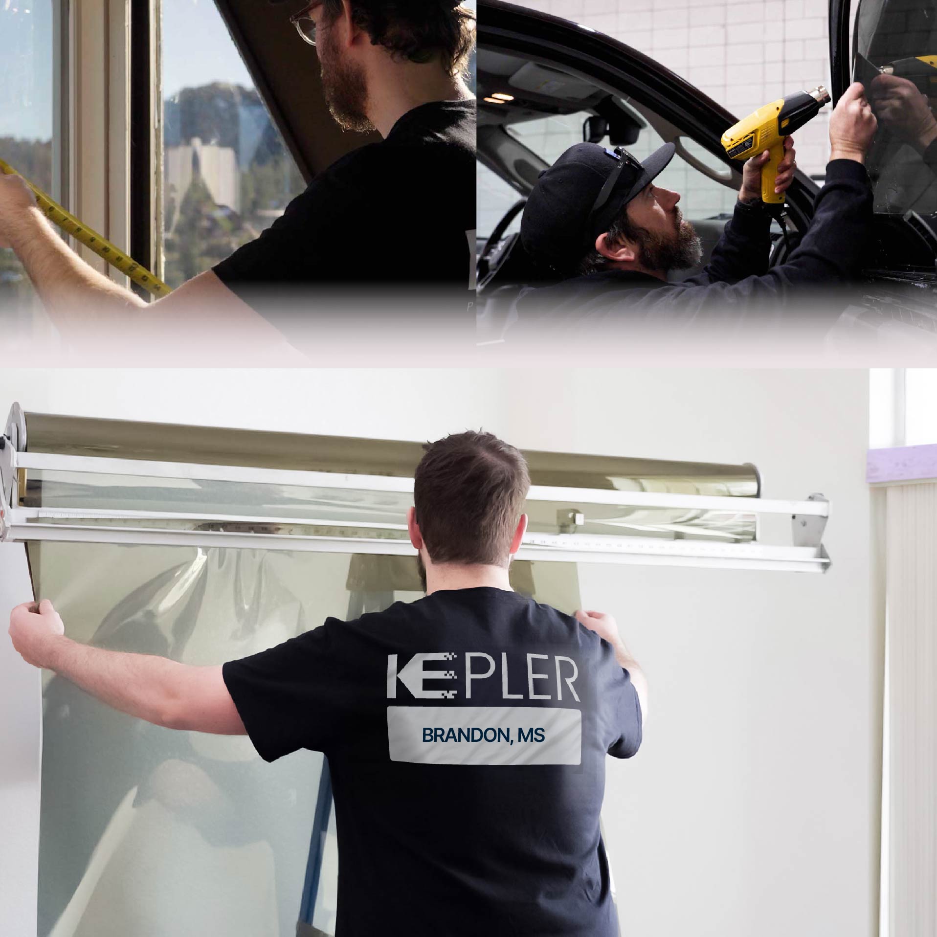 Kepler Specialist Installing Anti-Graffiti Film in Brandon, Mississippi