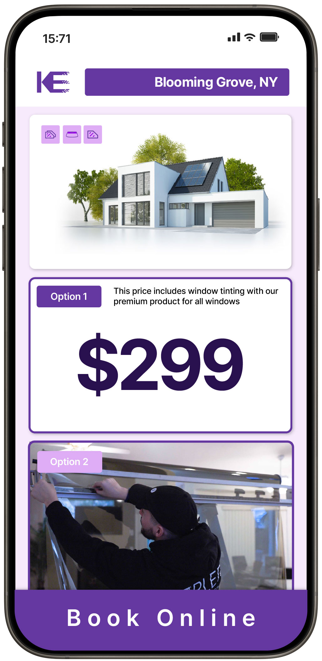 View Competitive Home Window Tinting Prices in Blooming Grove, New York