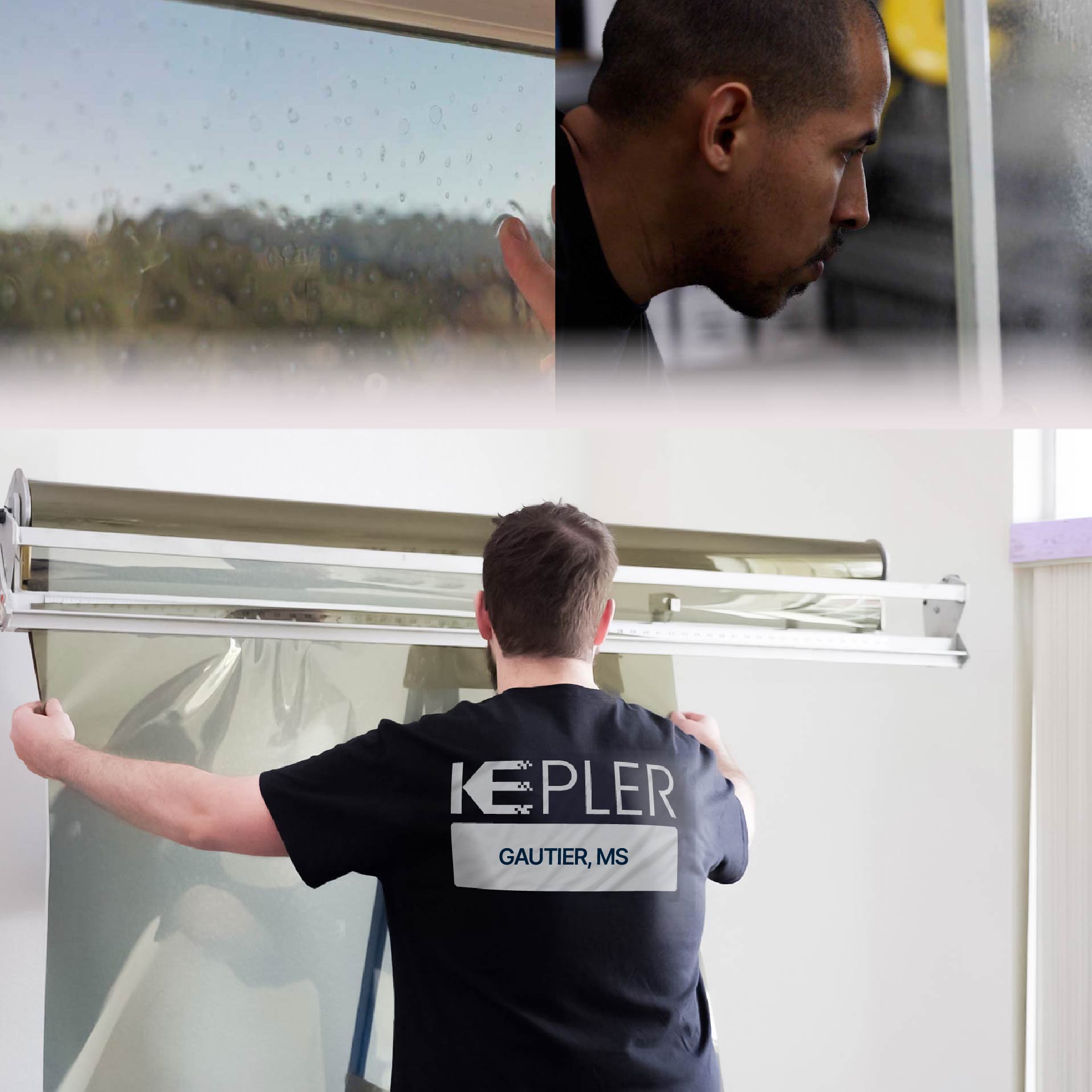 Kepler Specialist Installing Anti-Graffiti Film in Gautier, Mississippi