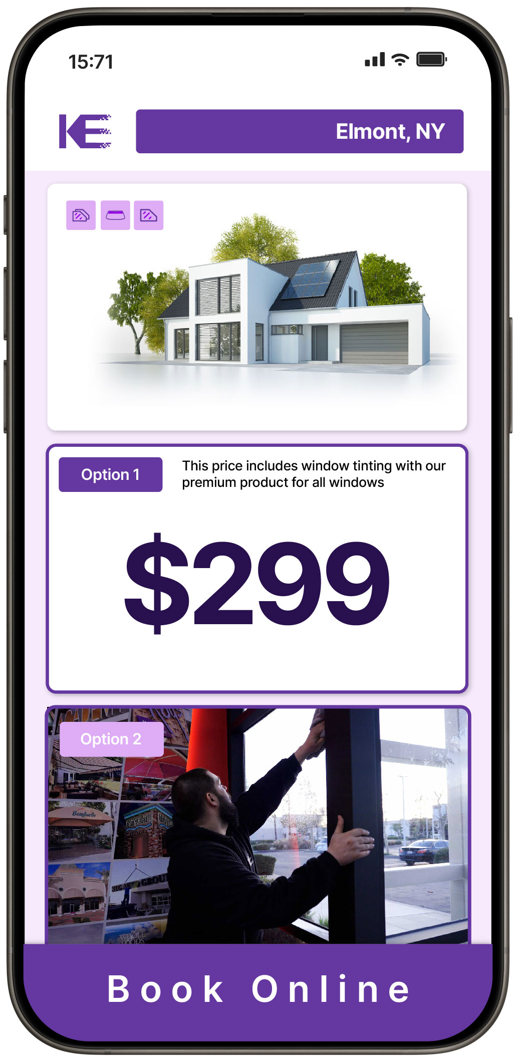 View Affordable Home Window Tinting Rates in Elmont, New York