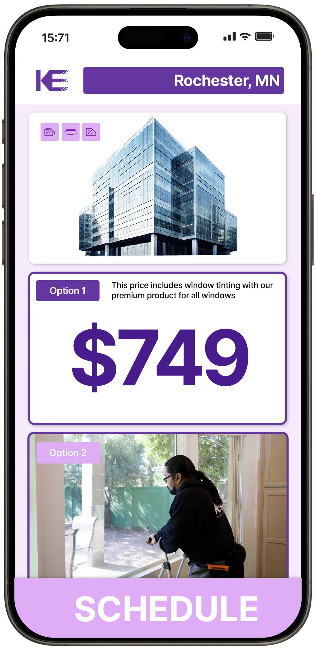 View Reasonable Safety and Security Window Film Rates in Rochester, Minnesota