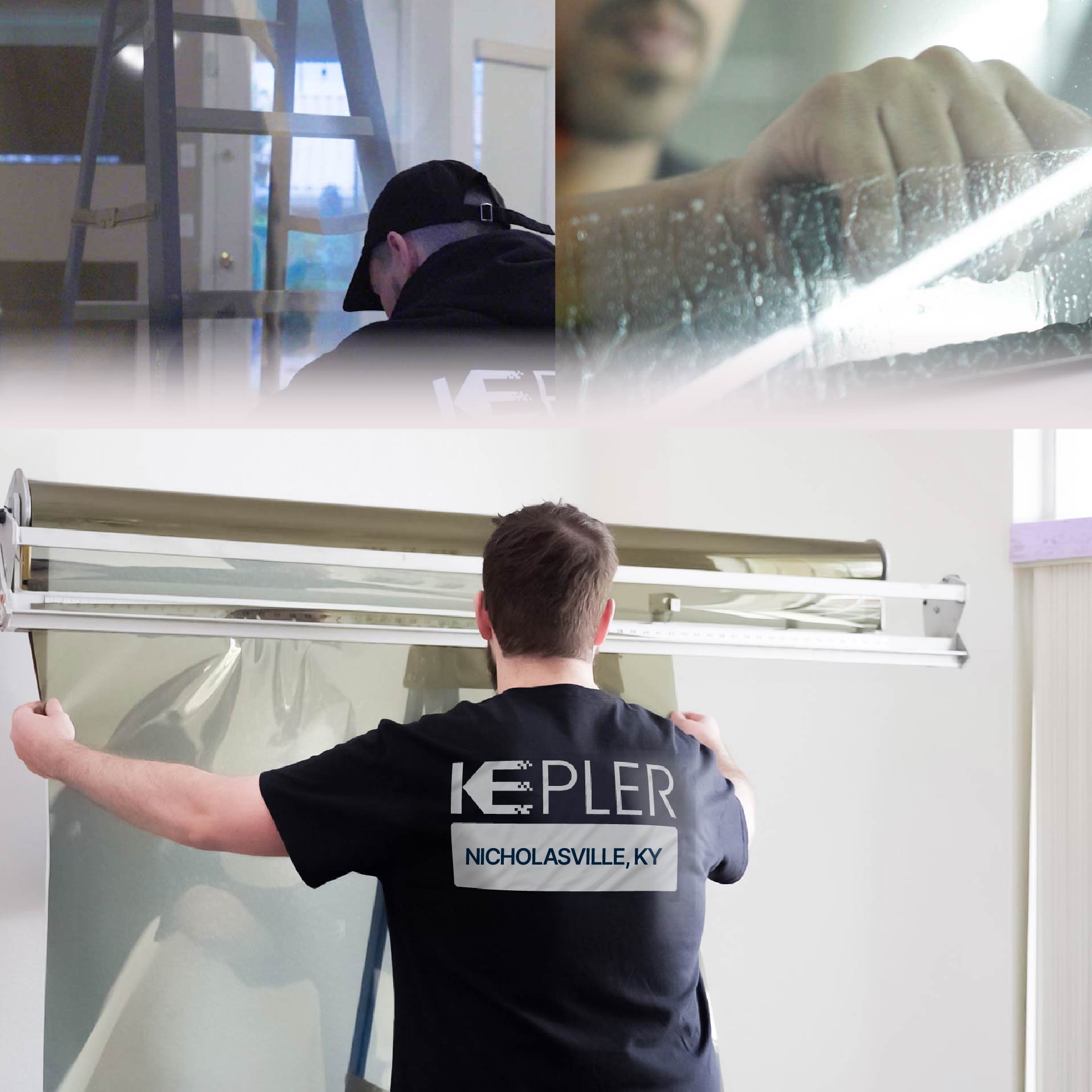 Kepler Specialist Installing Anti-Graffiti Film in Nicholasville, Kentucky