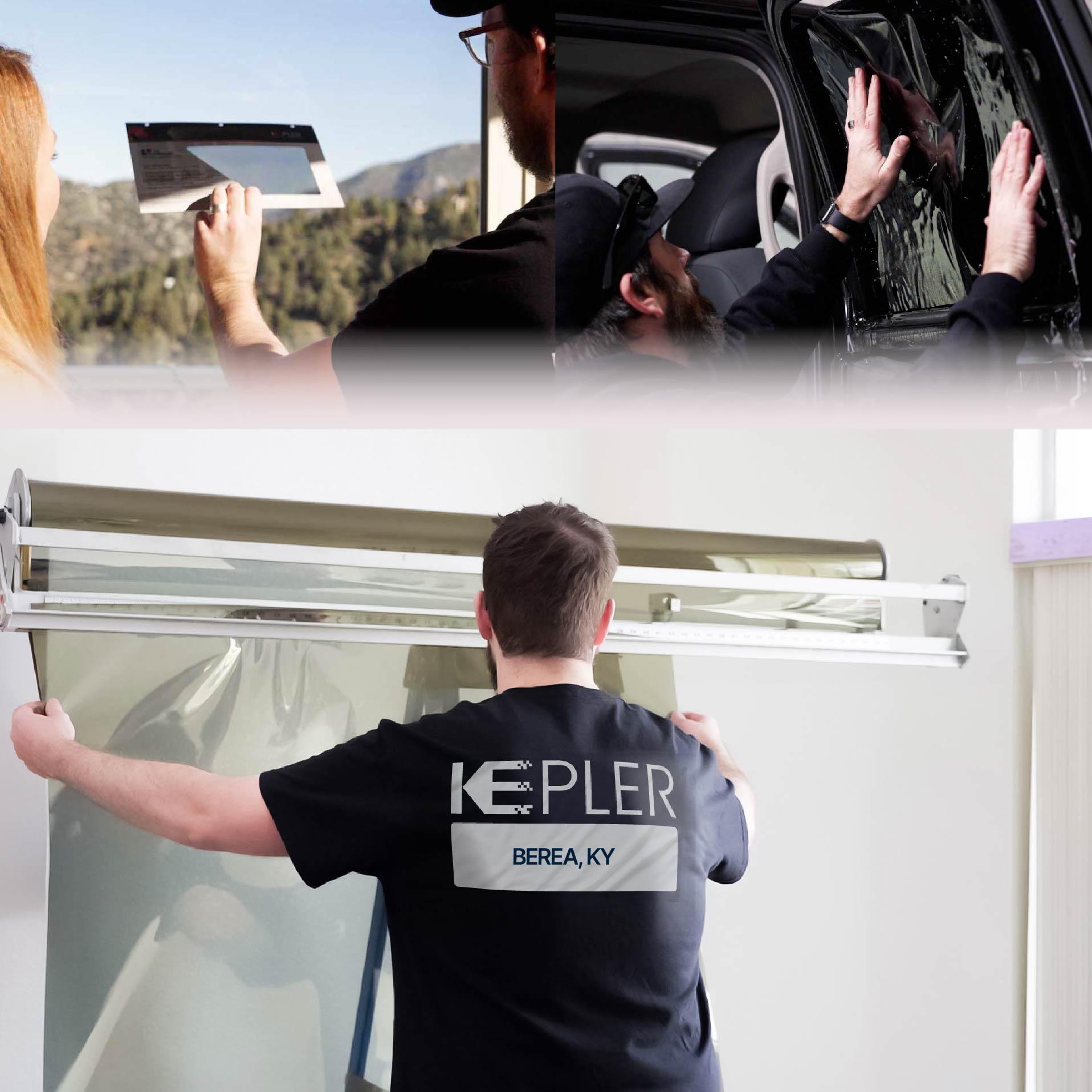 Kepler Specialist Installing Anti-Graffiti Film in Berea, Kentucky