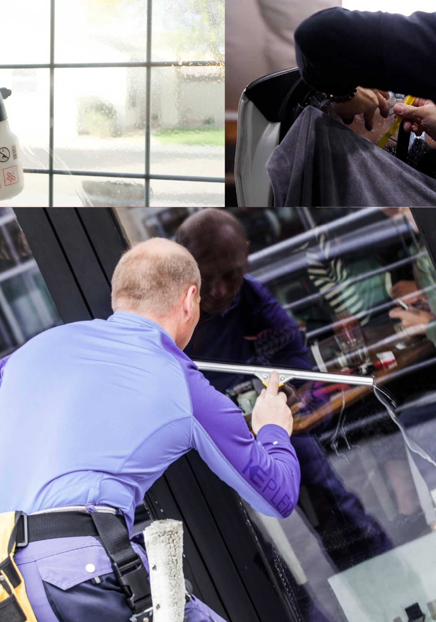 Kepler Skilled Applying Anti-Graffiti Window Film to a Richmond Shop Front