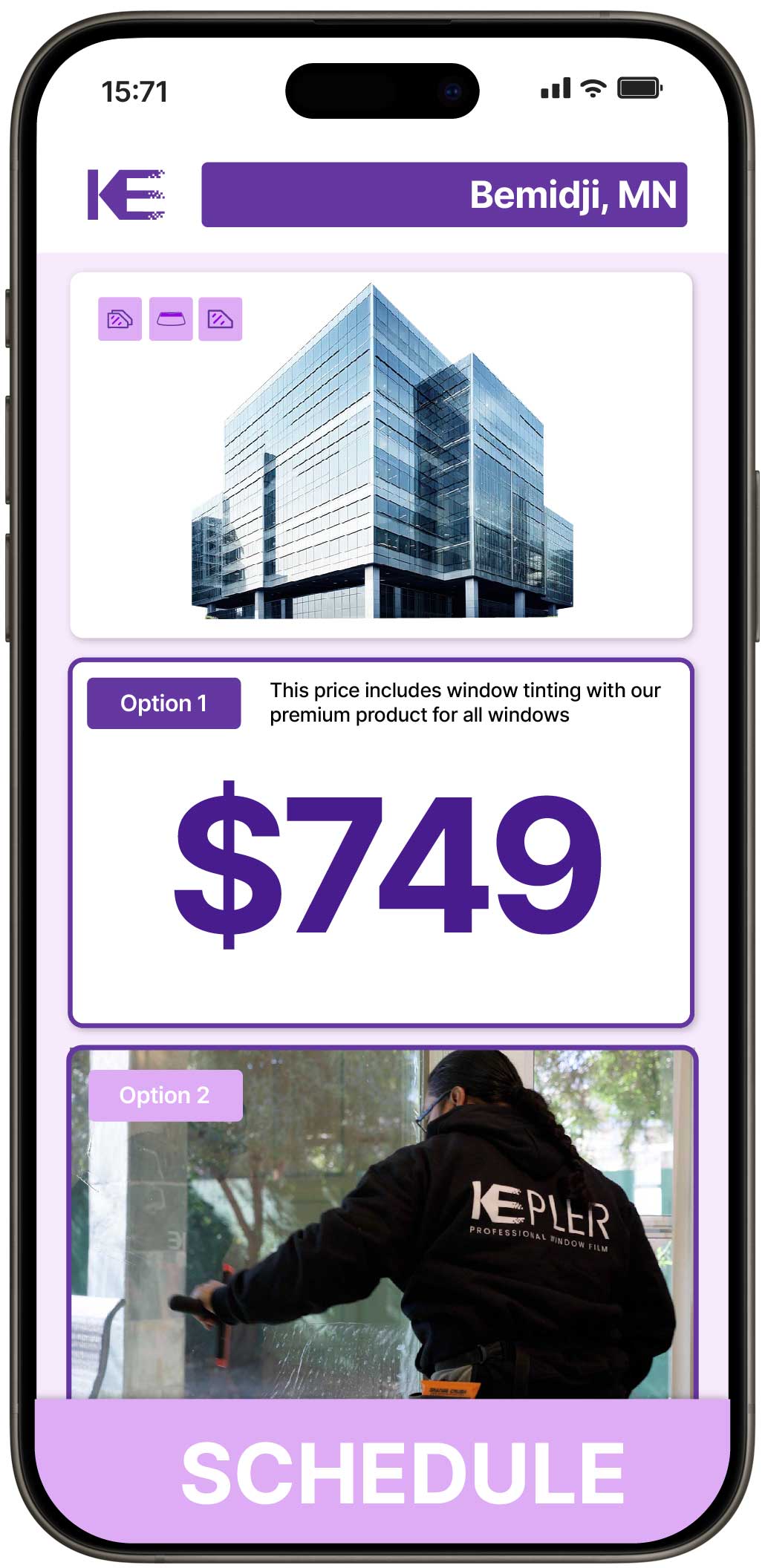 View Competitive Safety and Security Window Film Prices in Bemidji, Minnesota