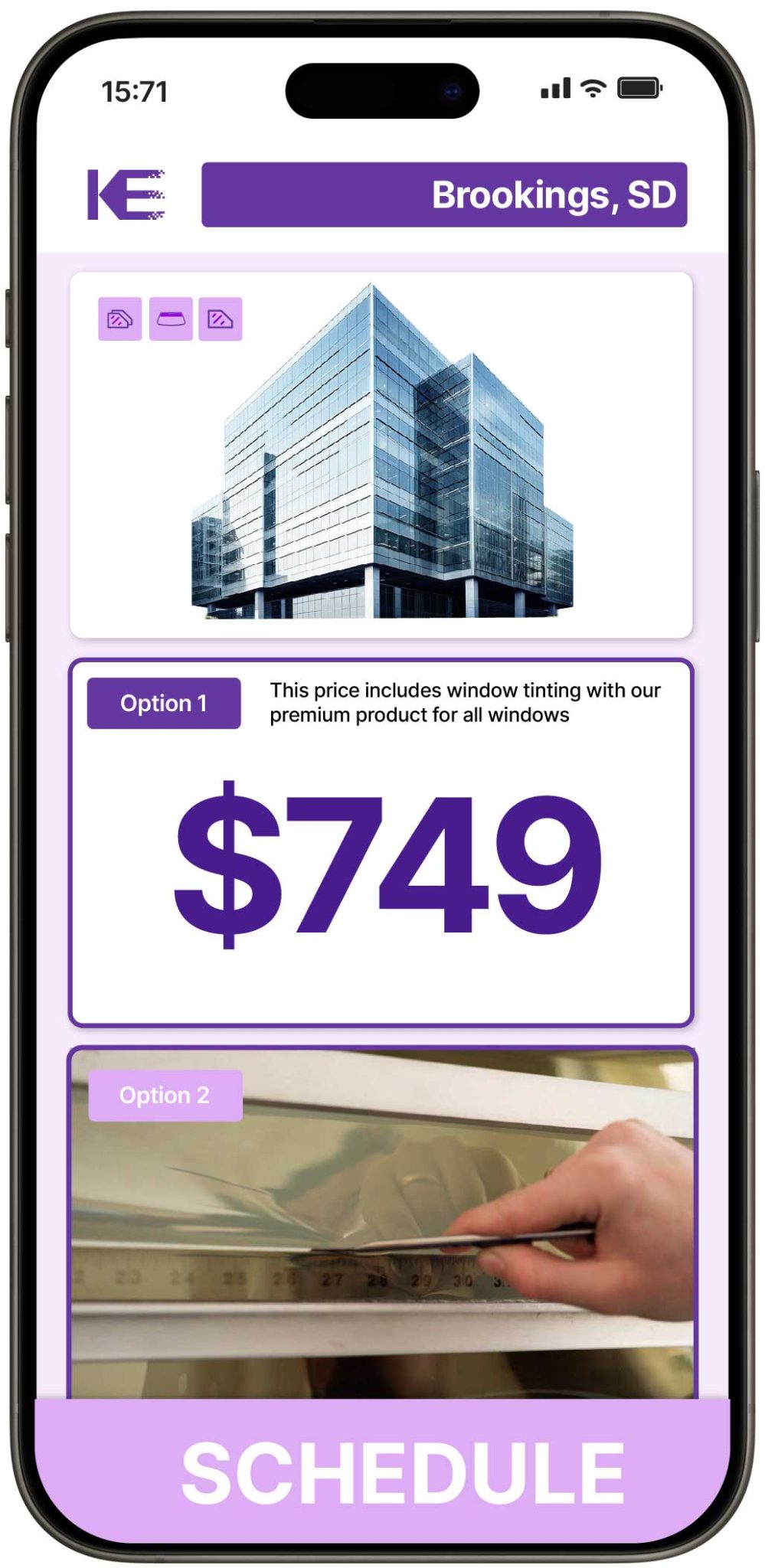 View Reasonable Safety and Security Window Film Rates in Brookings, South Dakota