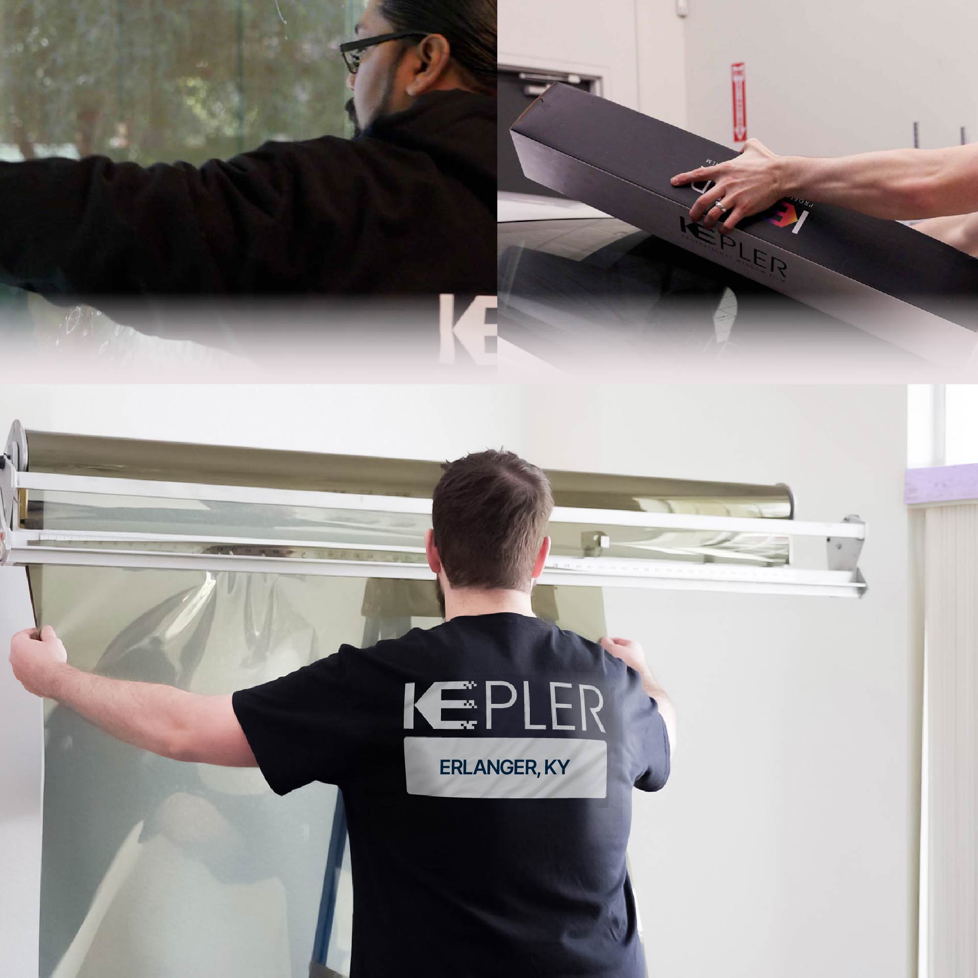Kepler Specialist Installing Anti-Graffiti Film in Erlanger, Kentucky