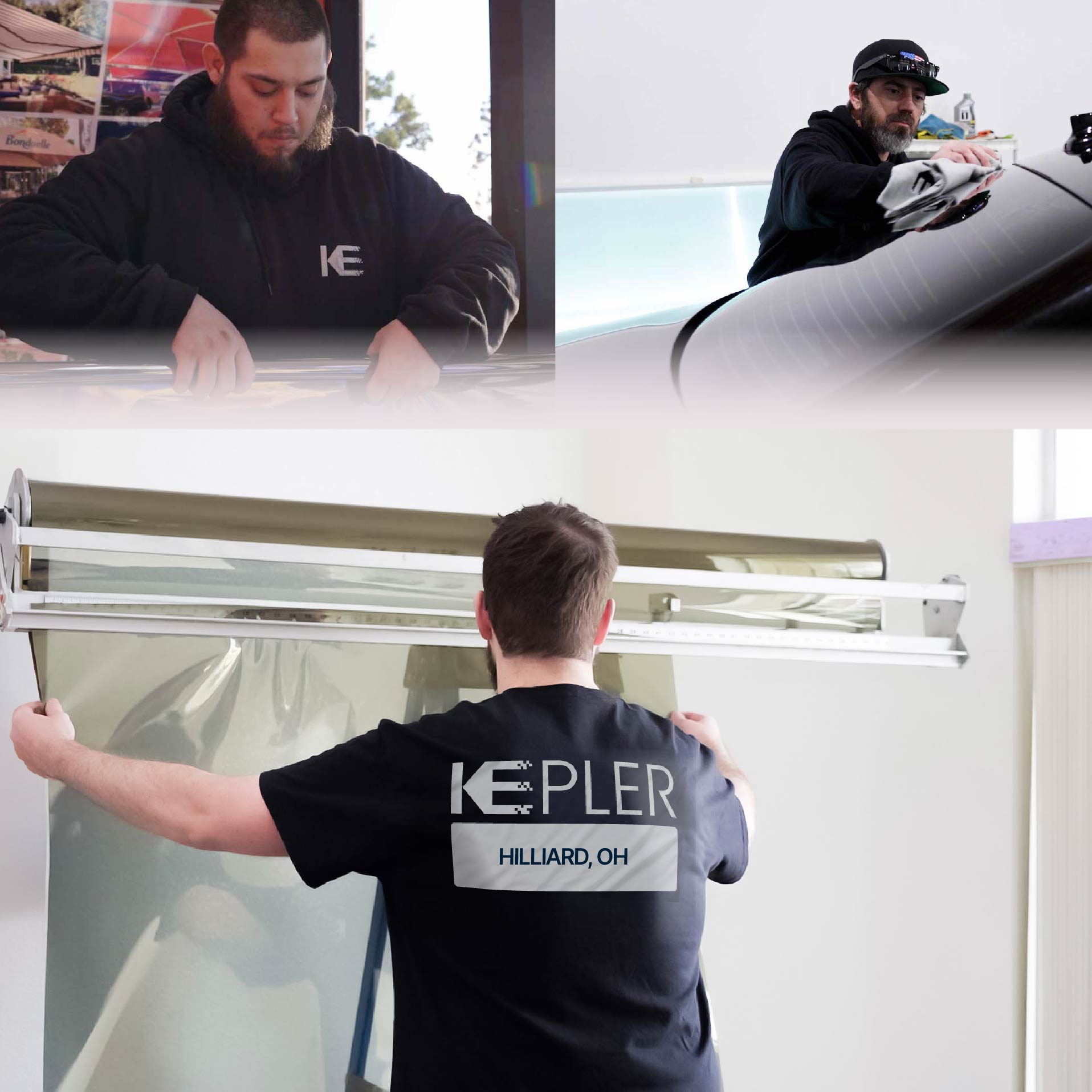 Kepler Specialist Installing Anti-Graffiti Film in Hilliard, Ohio