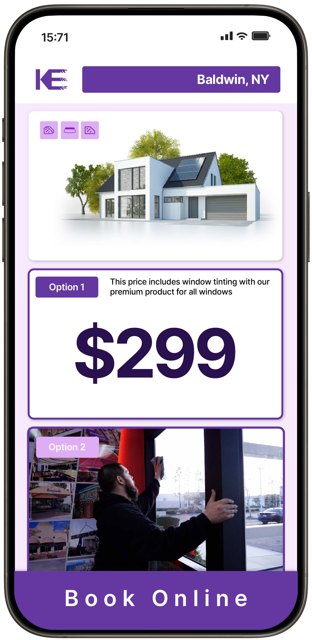 View Competitive Home Window Tinting Rates in Baldwin, New York