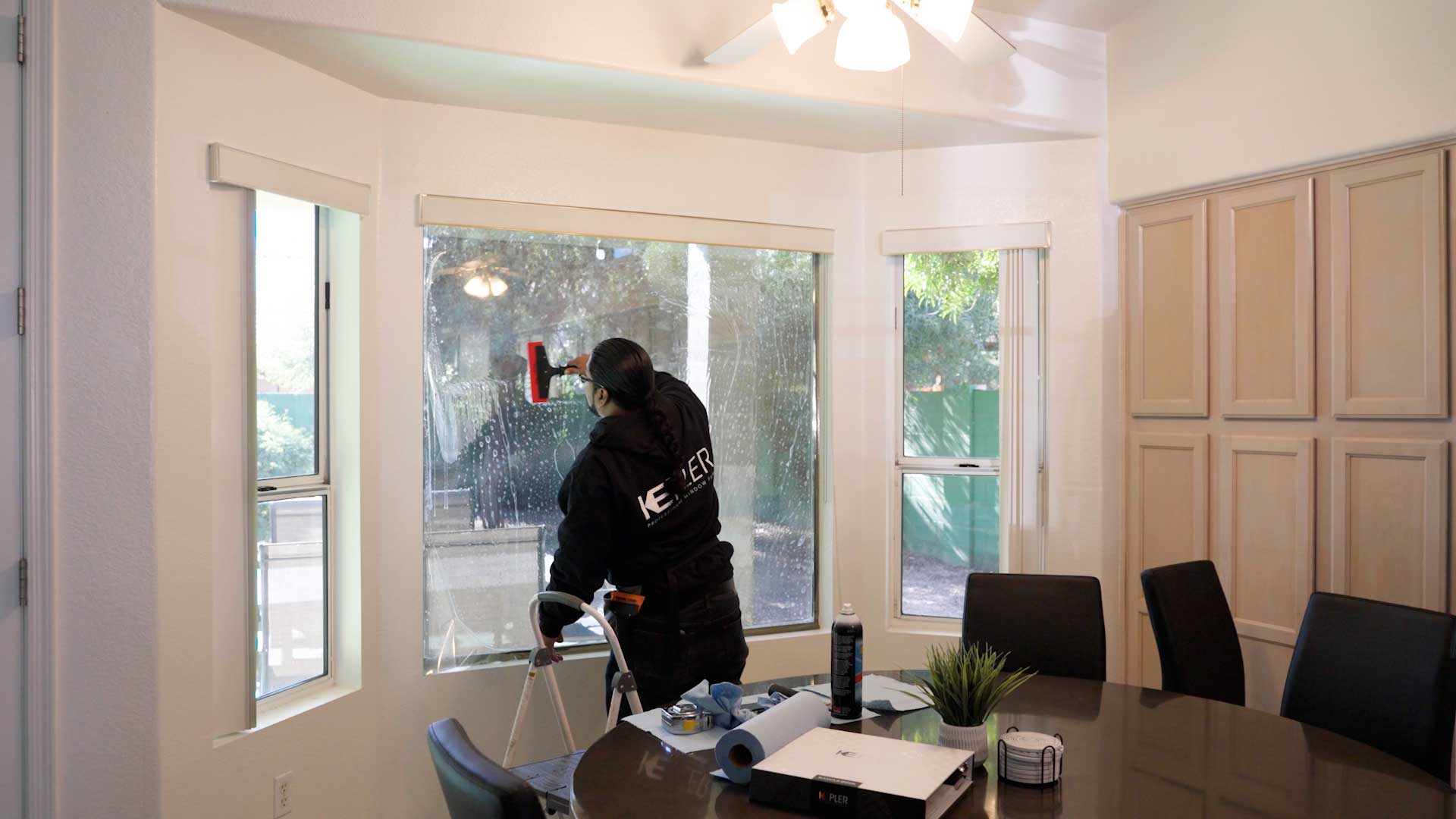 Skilled House Window Film Installation in Lynbrook