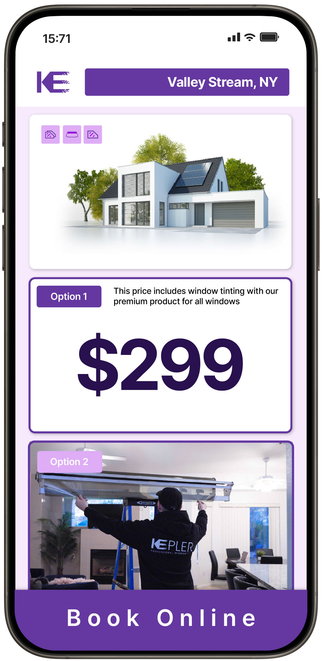 View Competitive Home Window Tinting Rates in Valley Stream, New York