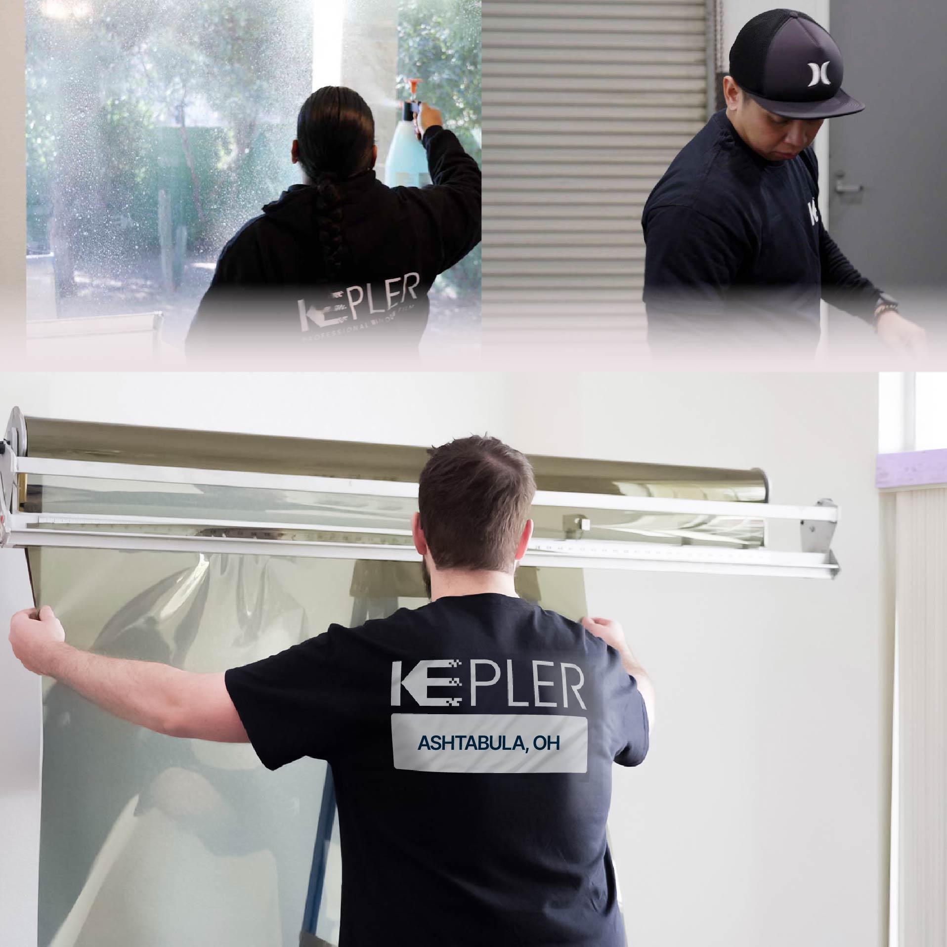 Kepler Specialist Installing Anti-Graffiti Film in Ashtabula, Ohio