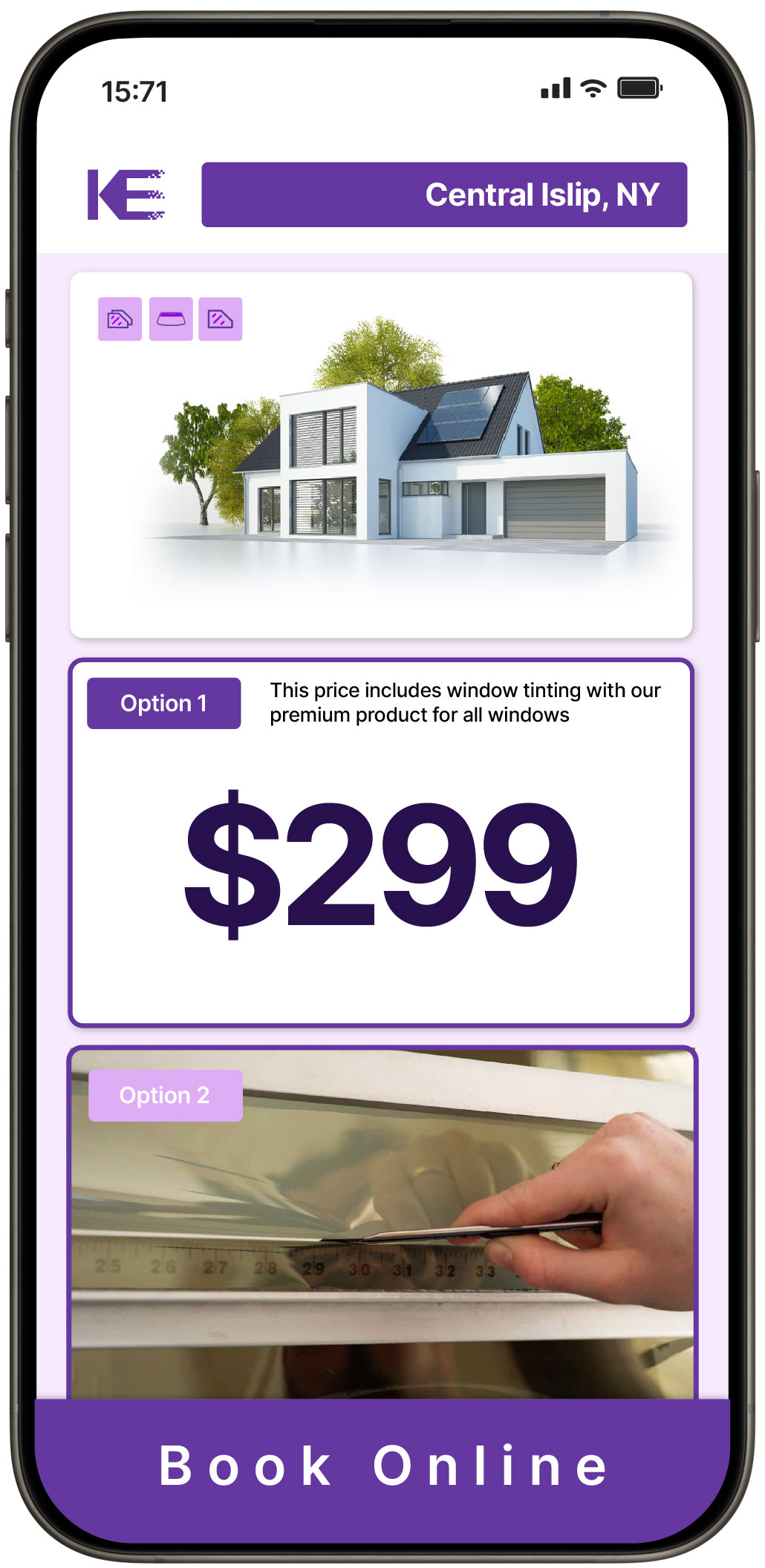 View Affordable Home Window Tinting Rates in Central Islip, New York
