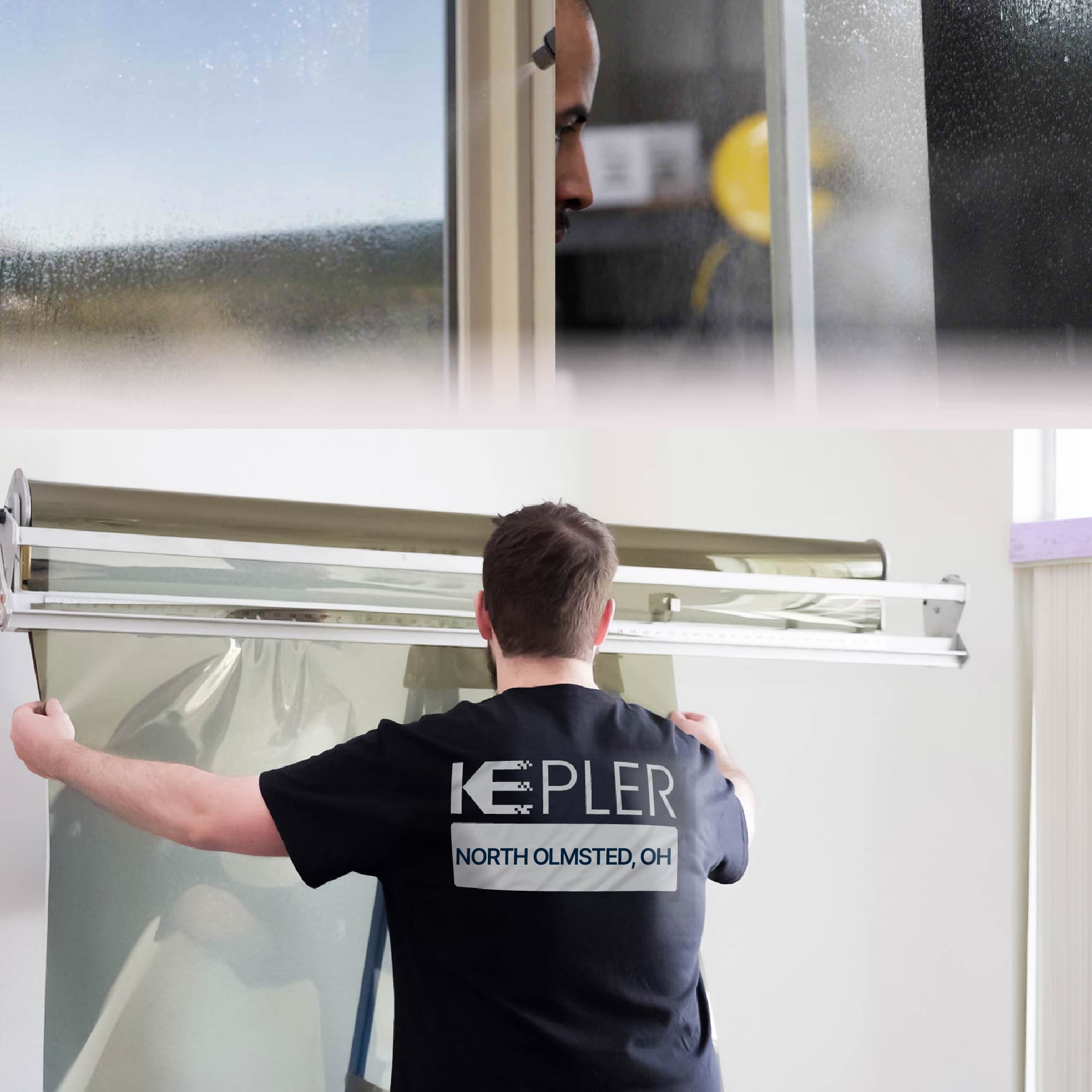 Kepler Specialist Installing Anti-Graffiti Film in North Olmsted, Ohio