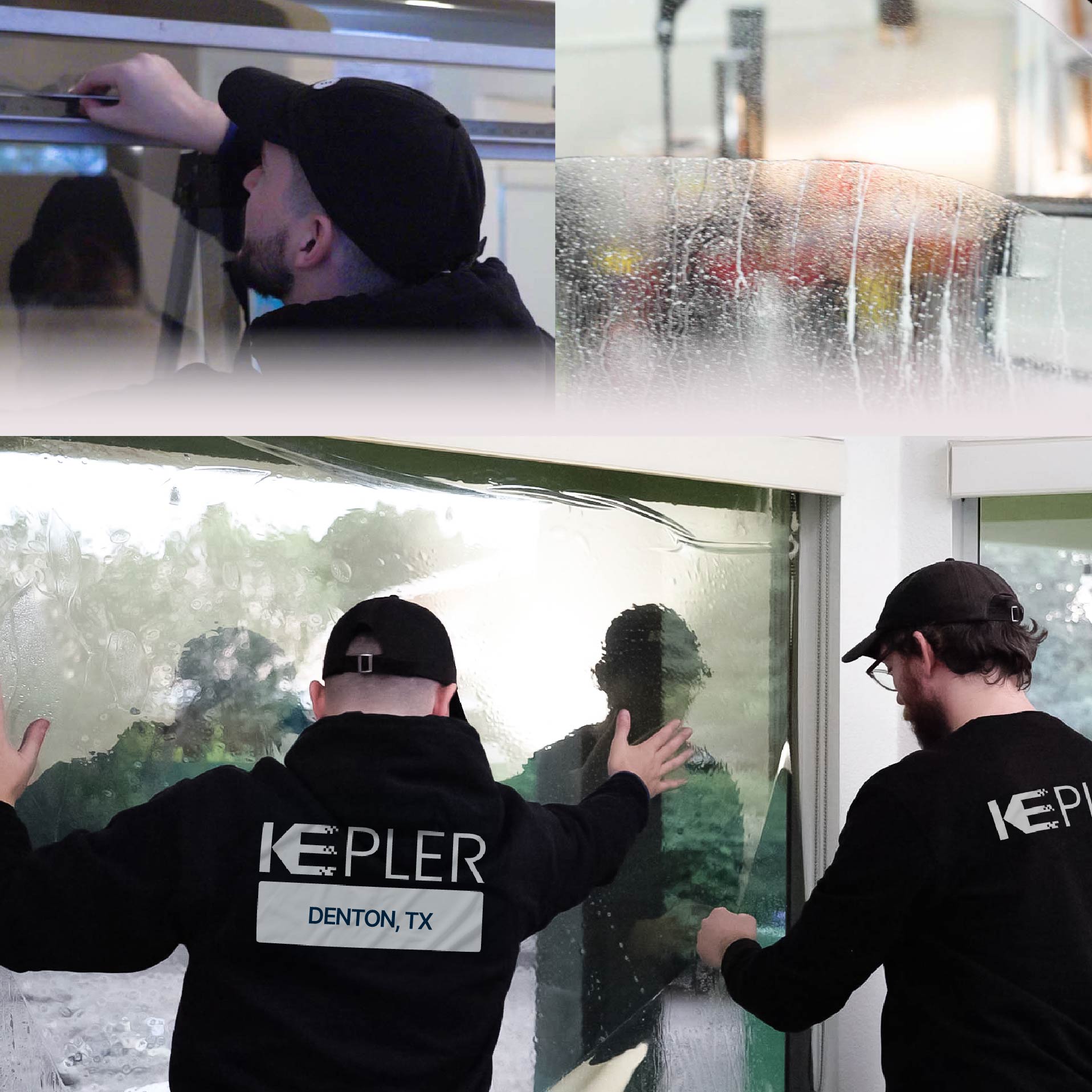 Kepler Specialist Performing Commercial Window Tinting in Denton Denton