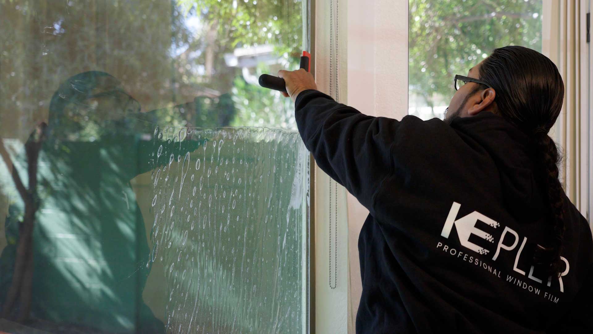 Expert Office Glass Film Installation in Denton
