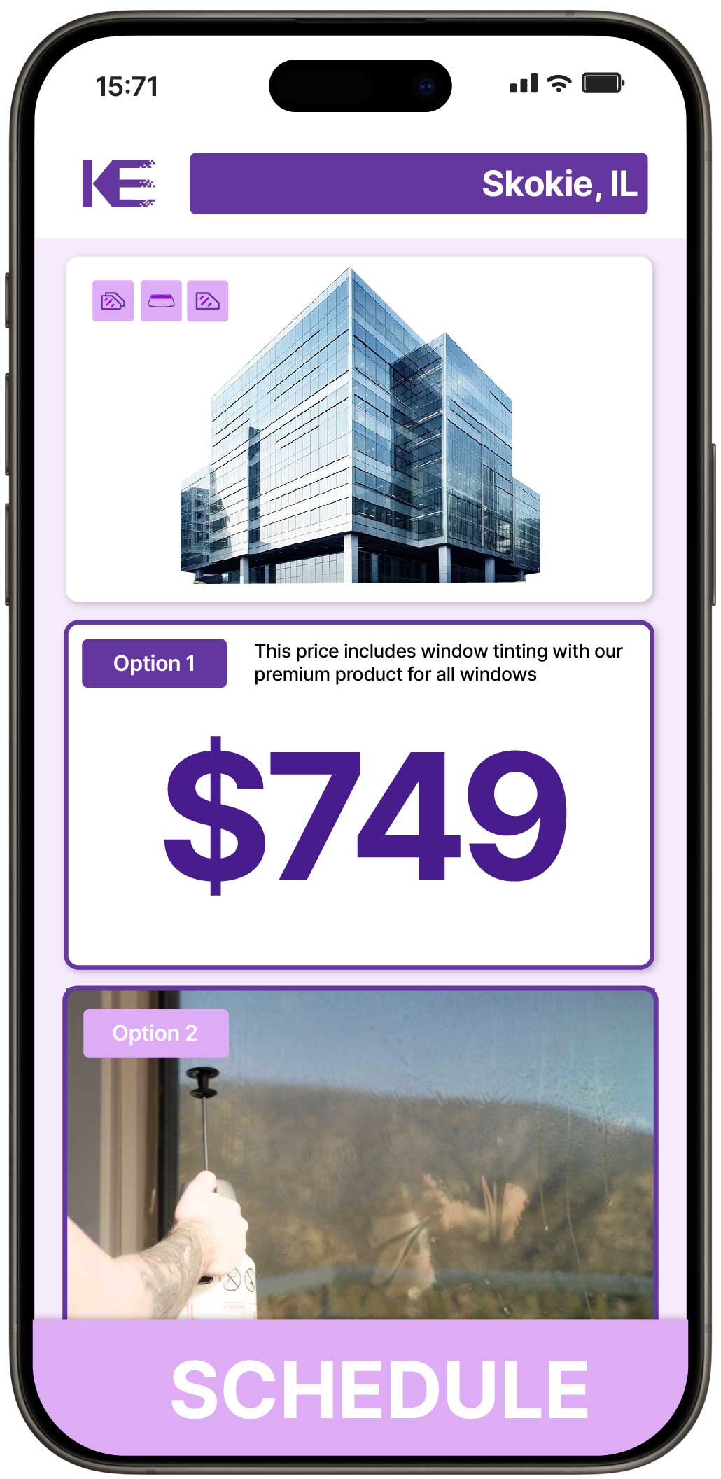 View Competitive Safety and Security Window Film Prices in Skokie, Illinois