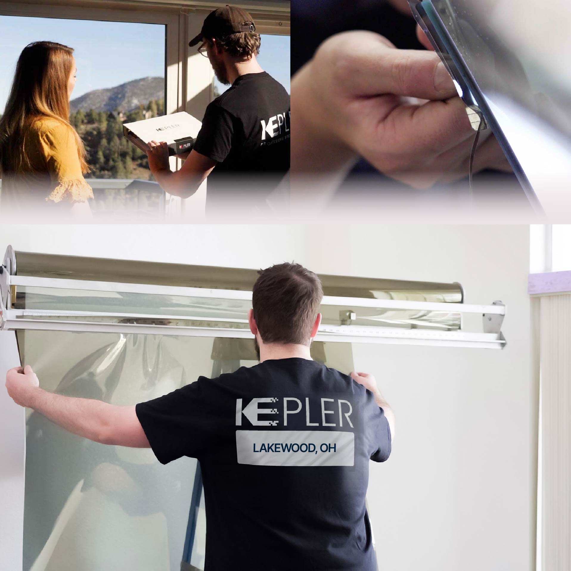 Kepler Specialist Installing Anti-Graffiti Film in Lakewood, Ohio