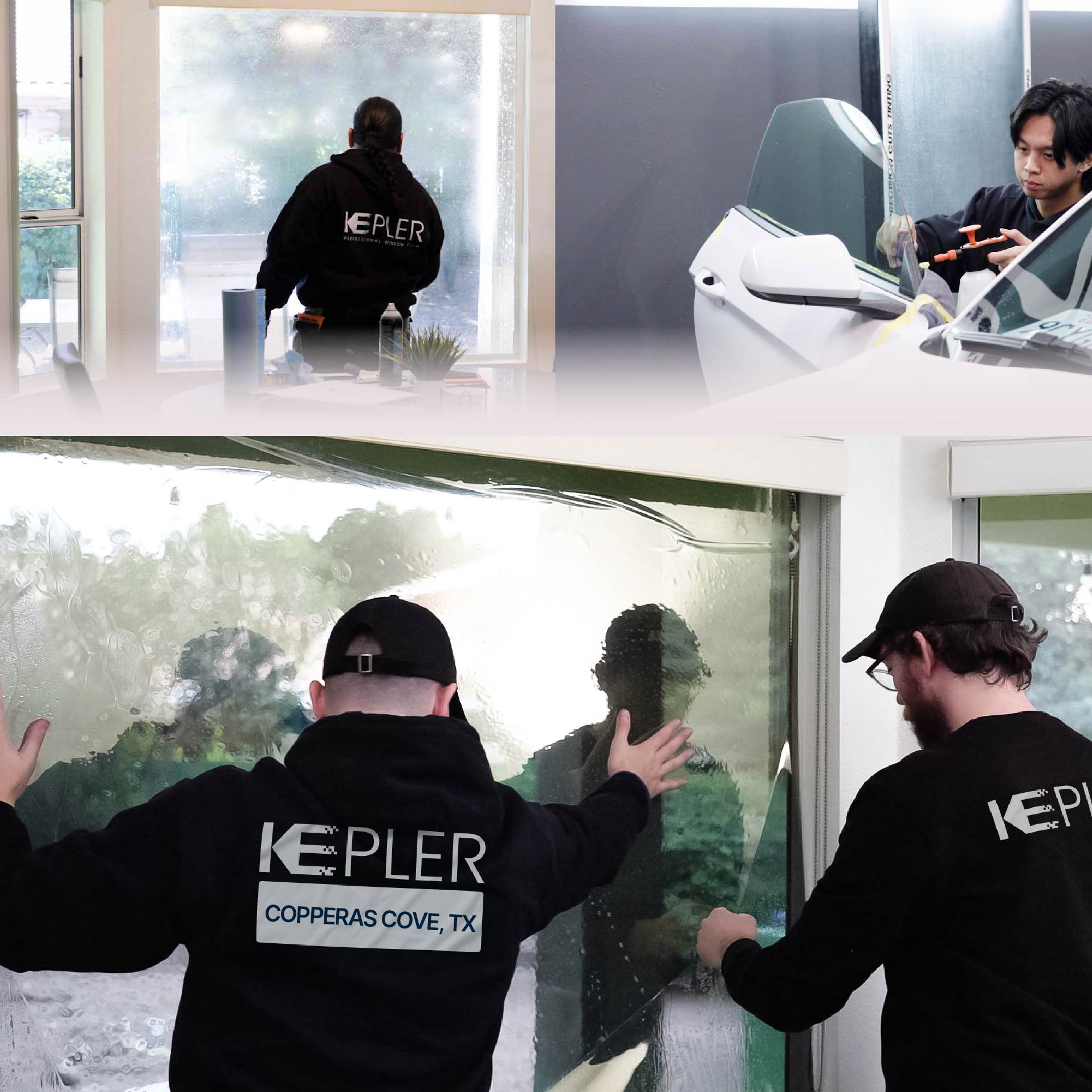 Kepler Specialist Performing Commercial Window Tinting in Copperas Cove Copperas Cove